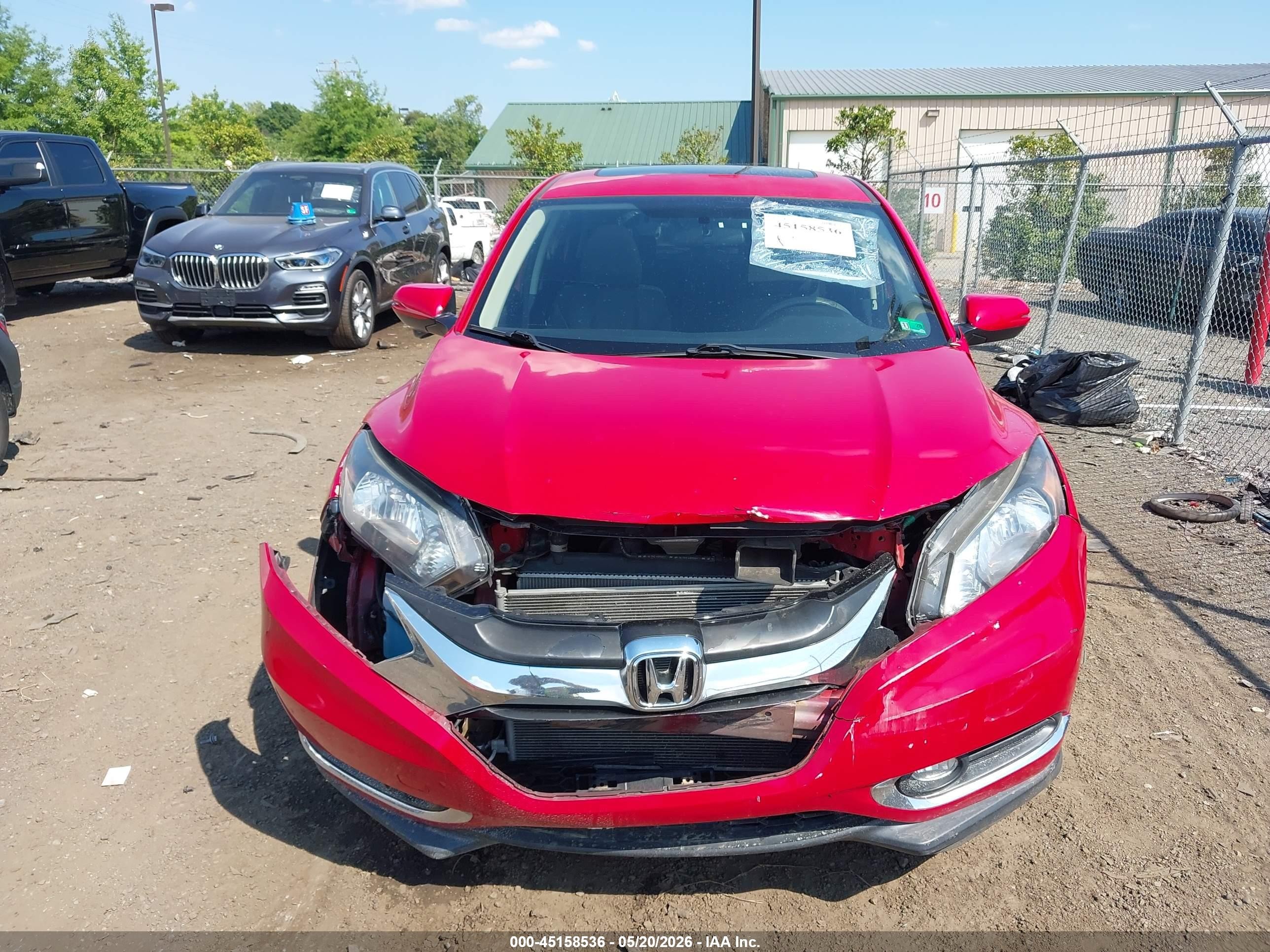 2017 Honda Hr-v Ex Красный vin: 3CZRU5H50HM713489