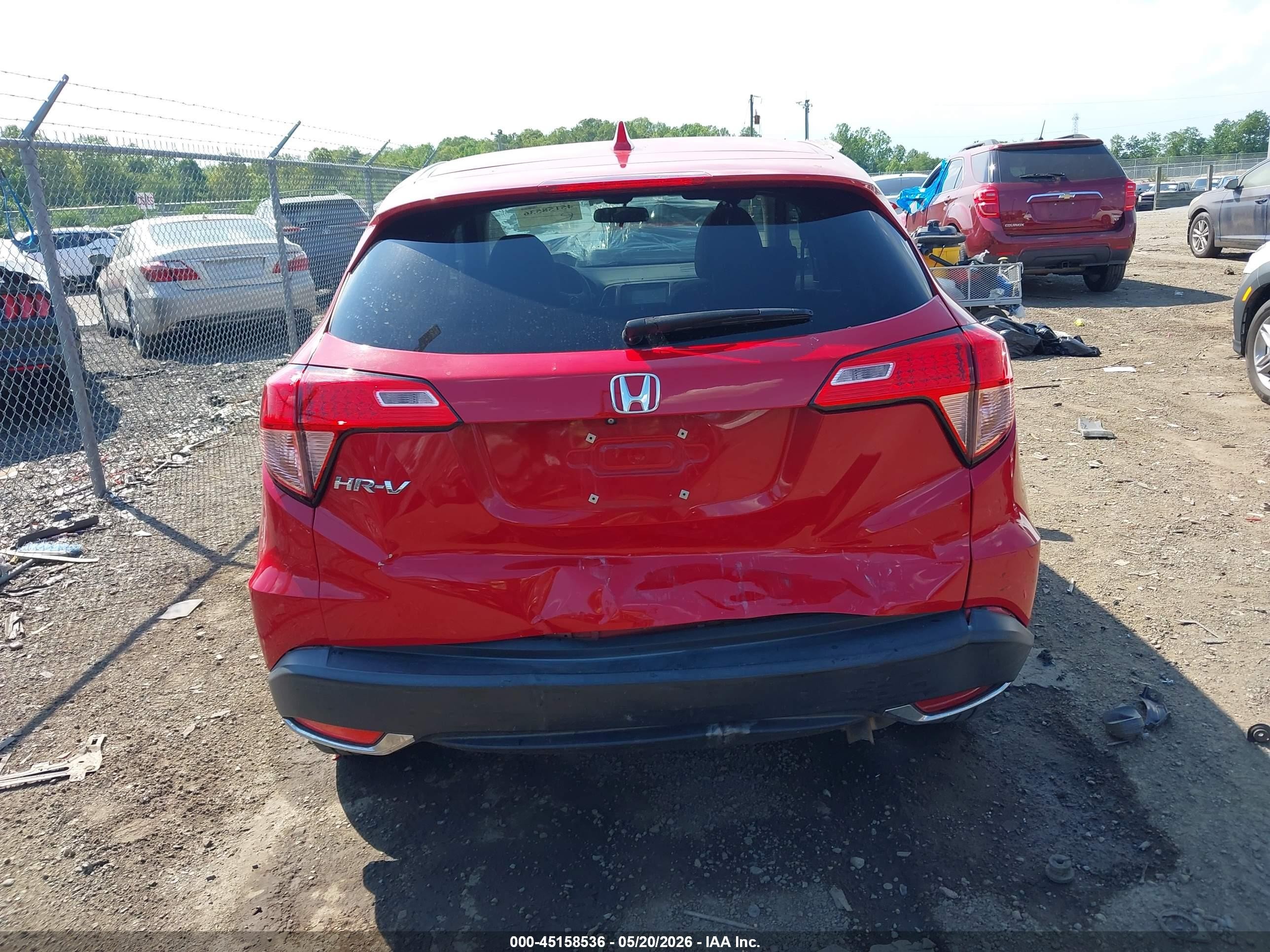 2017 Honda Hr-v Ex Красный vin: 3CZRU5H50HM713489