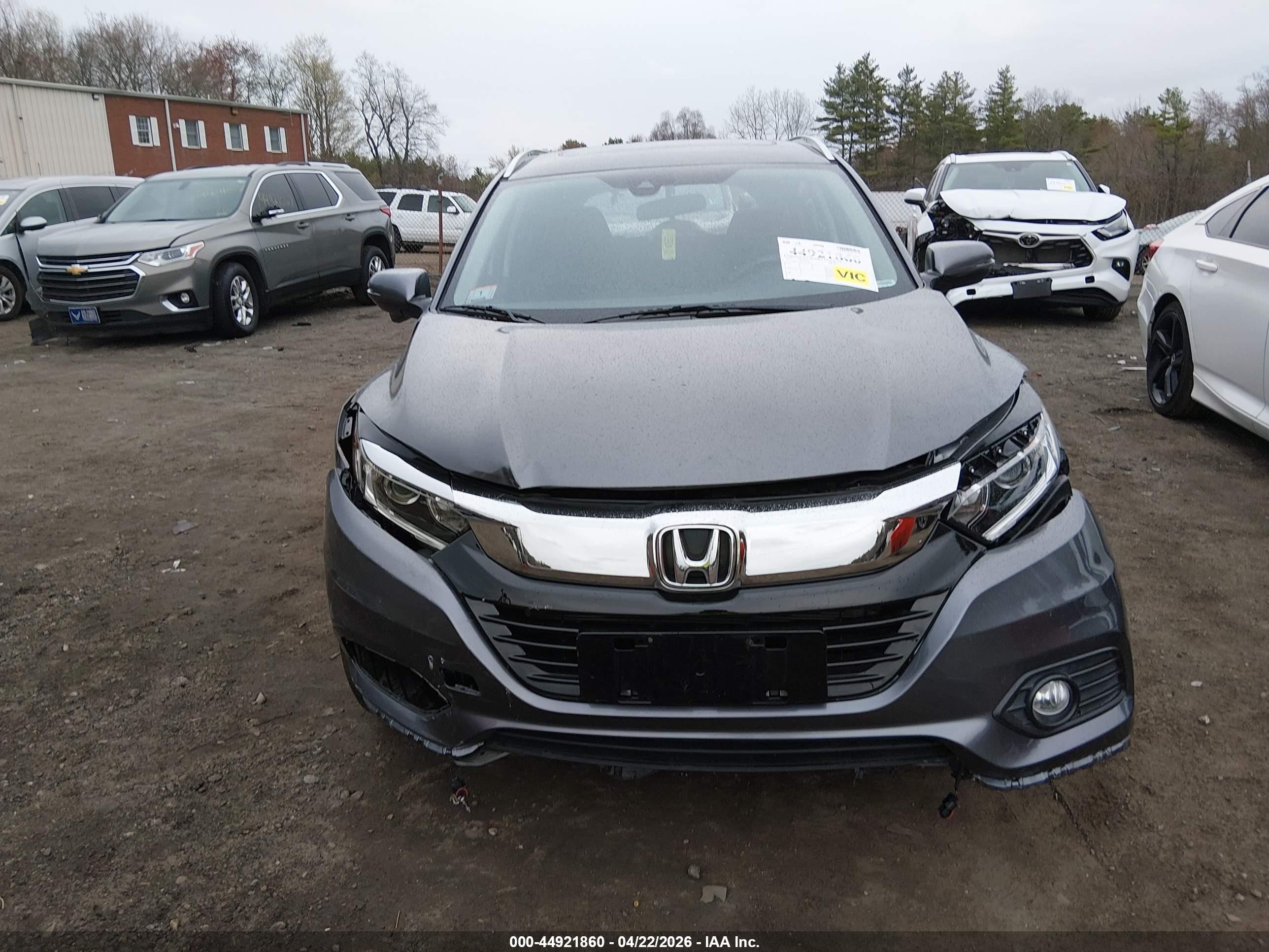 2022 Honda Hr-v 2wd Ex Серый vin: 3CZRU5H50NM713701