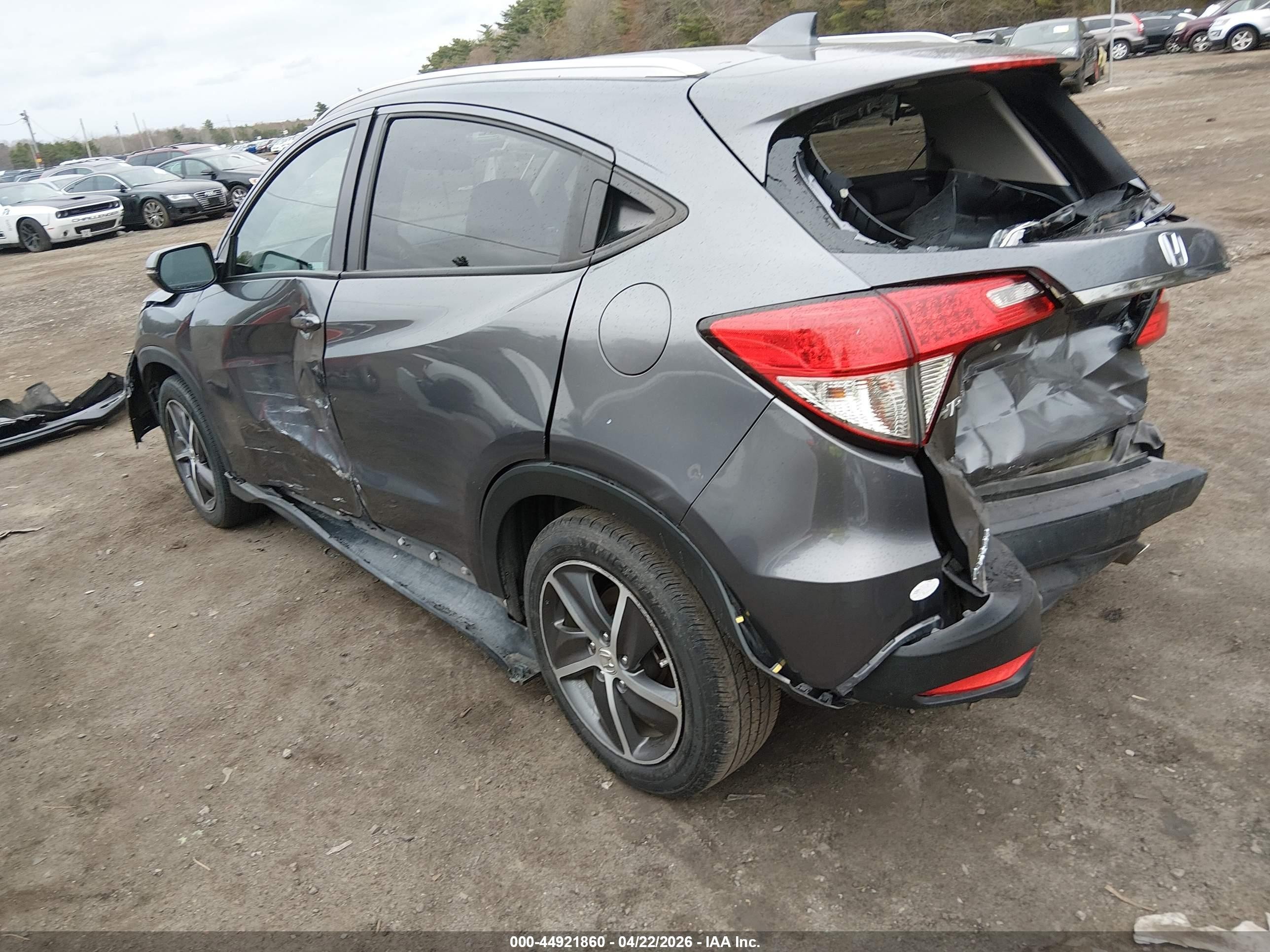 2022 Honda Hr-v 2wd Ex Серый vin: 3CZRU5H50NM713701