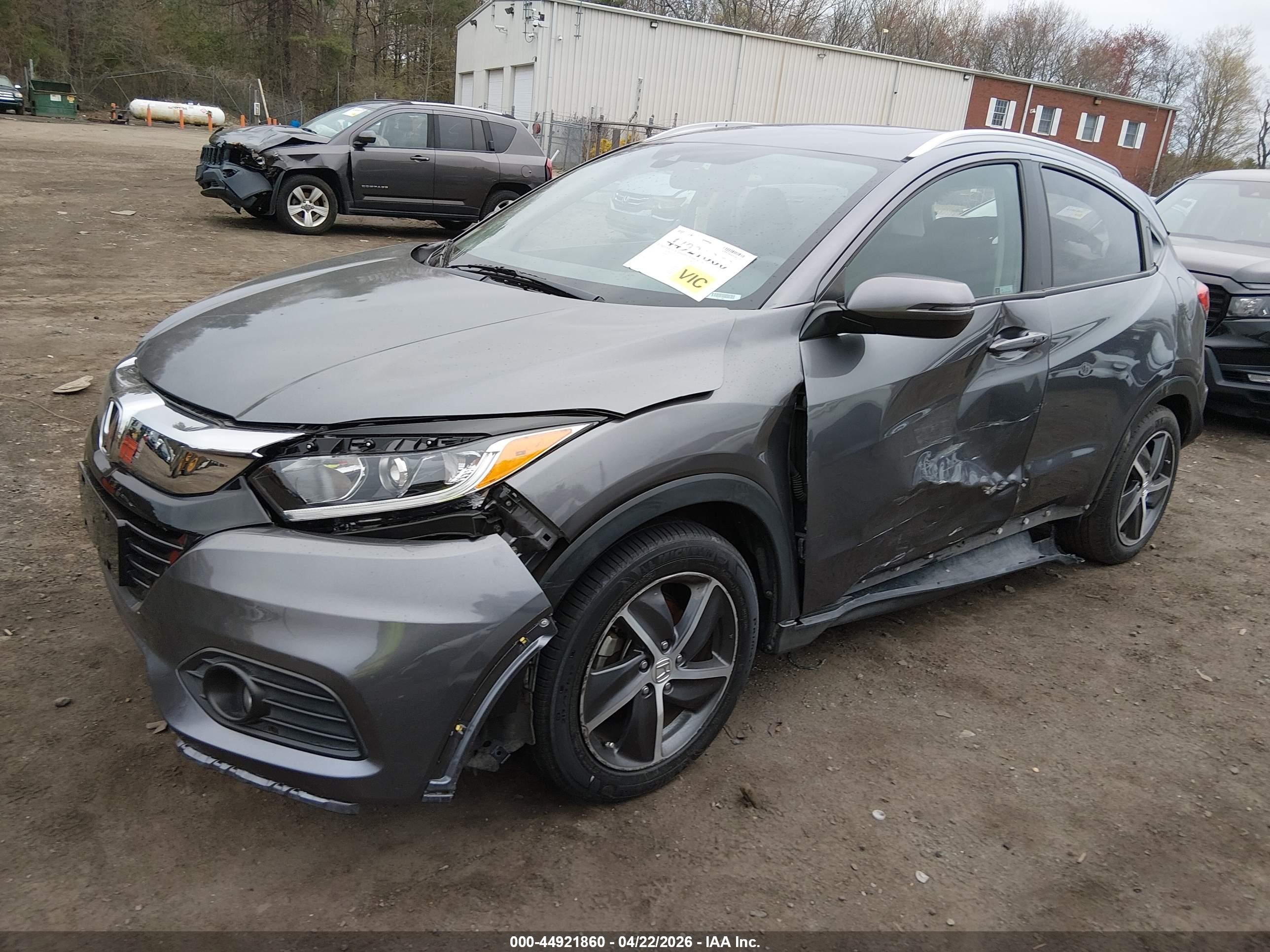 2022 Honda Hr-v 2wd Ex Серый vin: 3CZRU5H50NM713701