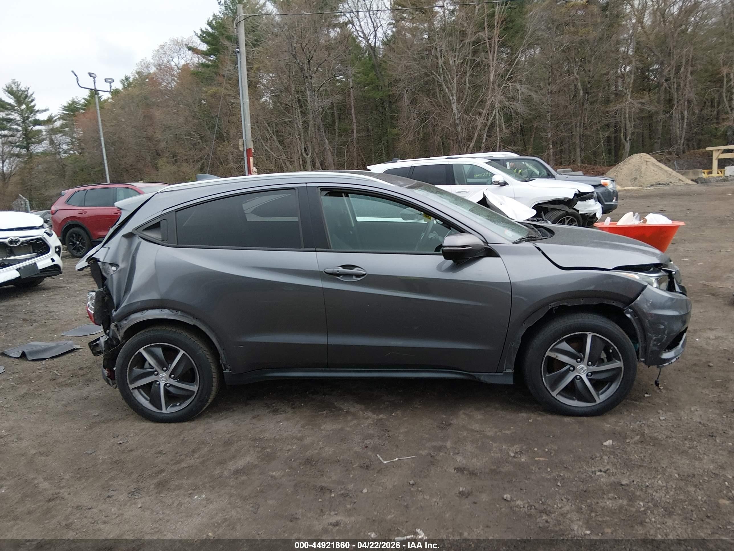 2022 Honda Hr-v 2wd Ex Серый vin: 3CZRU5H50NM713701