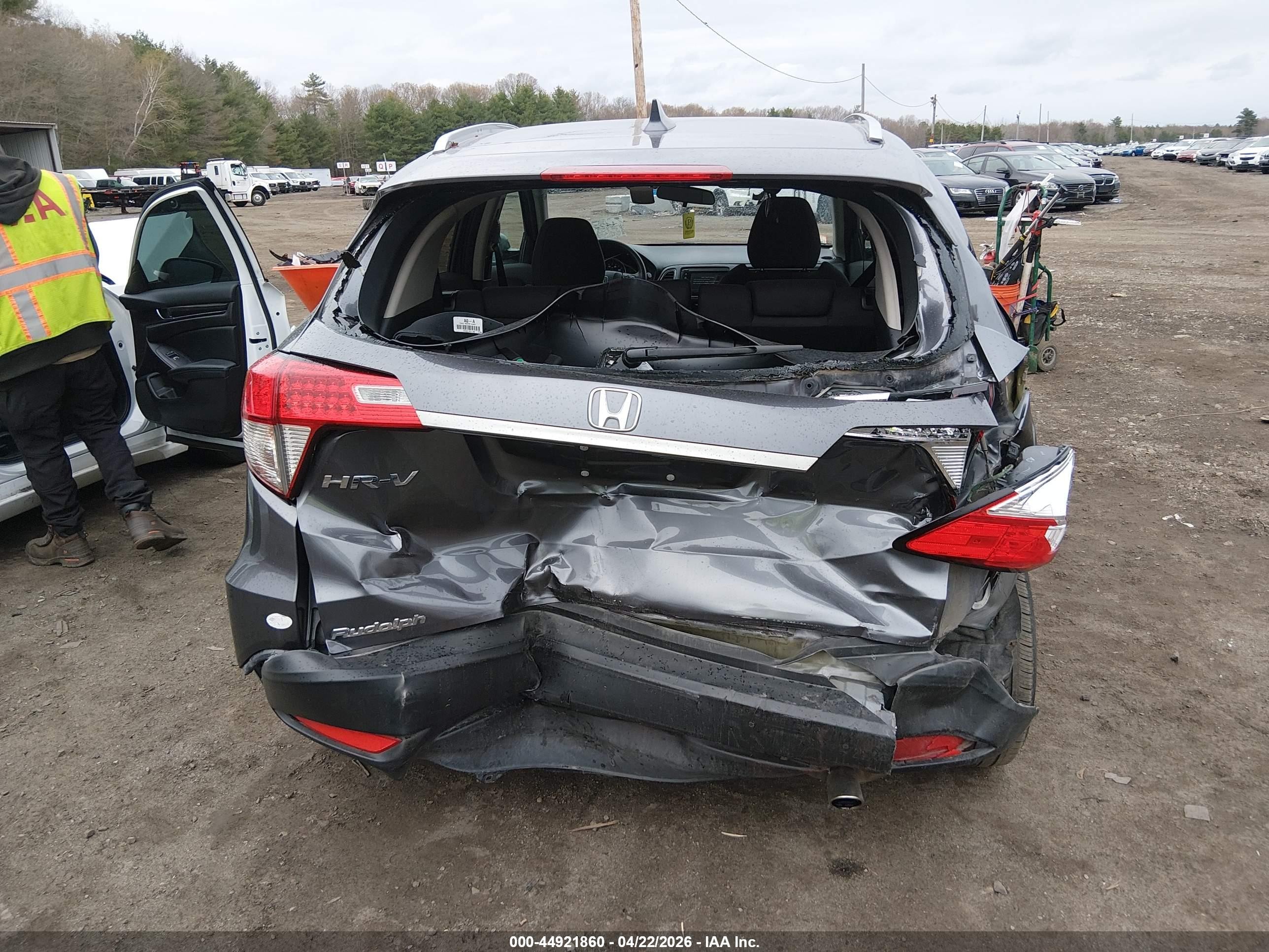 2022 Honda Hr-v 2wd Ex Серый vin: 3CZRU5H50NM713701