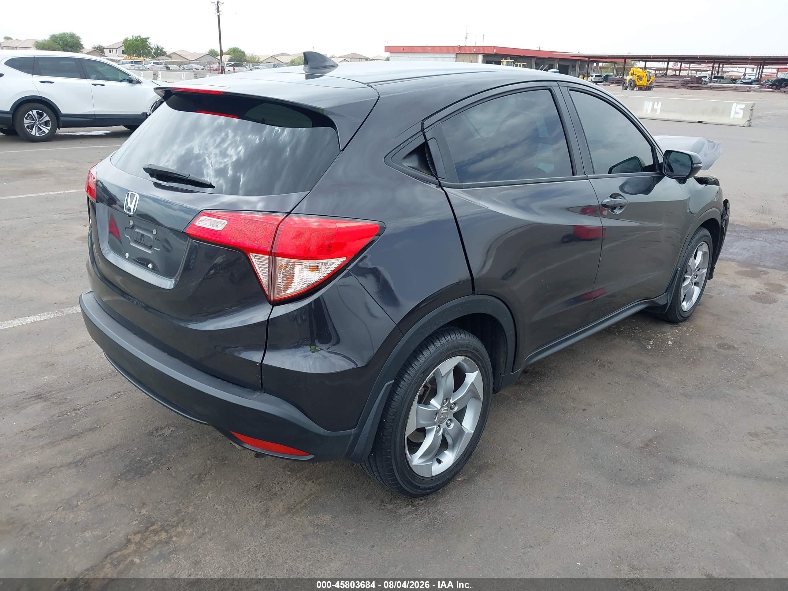 2017 Honda Hr-v Ex Black vin: 3CZRU5H52HG705196