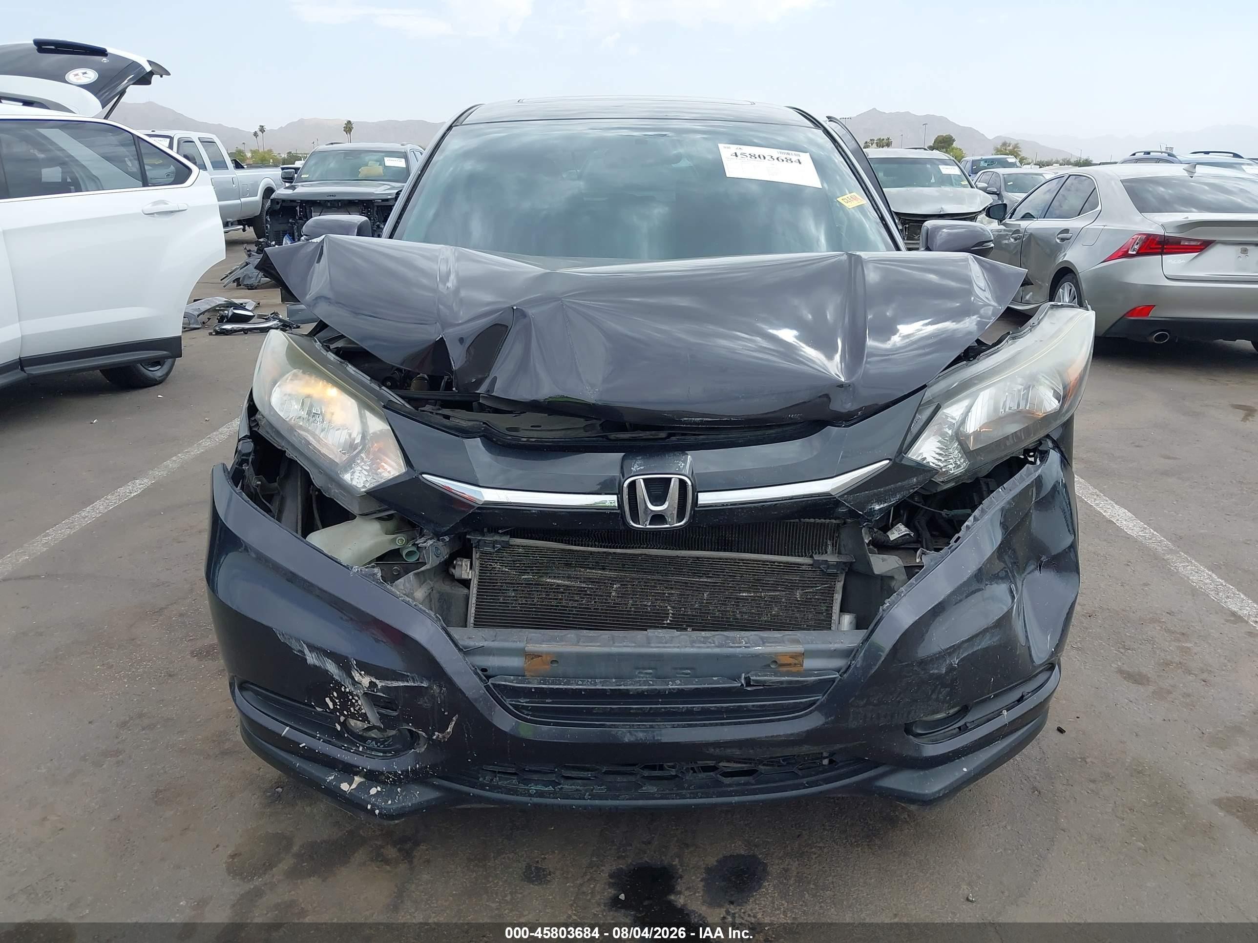 2017 Honda Hr-v Ex Black vin: 3CZRU5H52HG705196