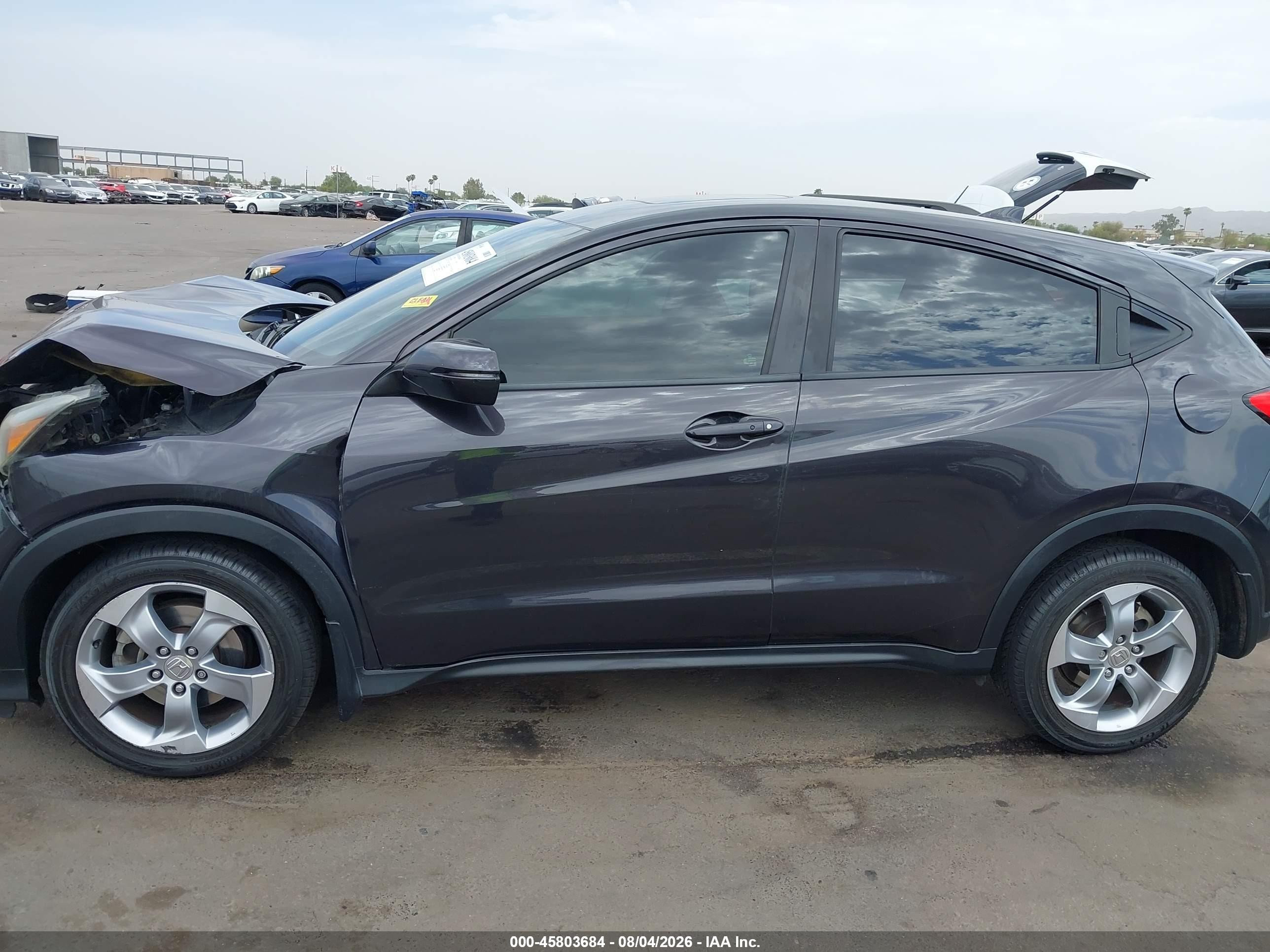 2017 Honda Hr-v Ex Black vin: 3CZRU5H52HG705196