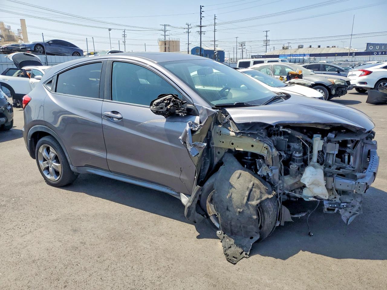 2017 Honda Hr-v Ex Серый vin: 3CZRU5H52HG707921