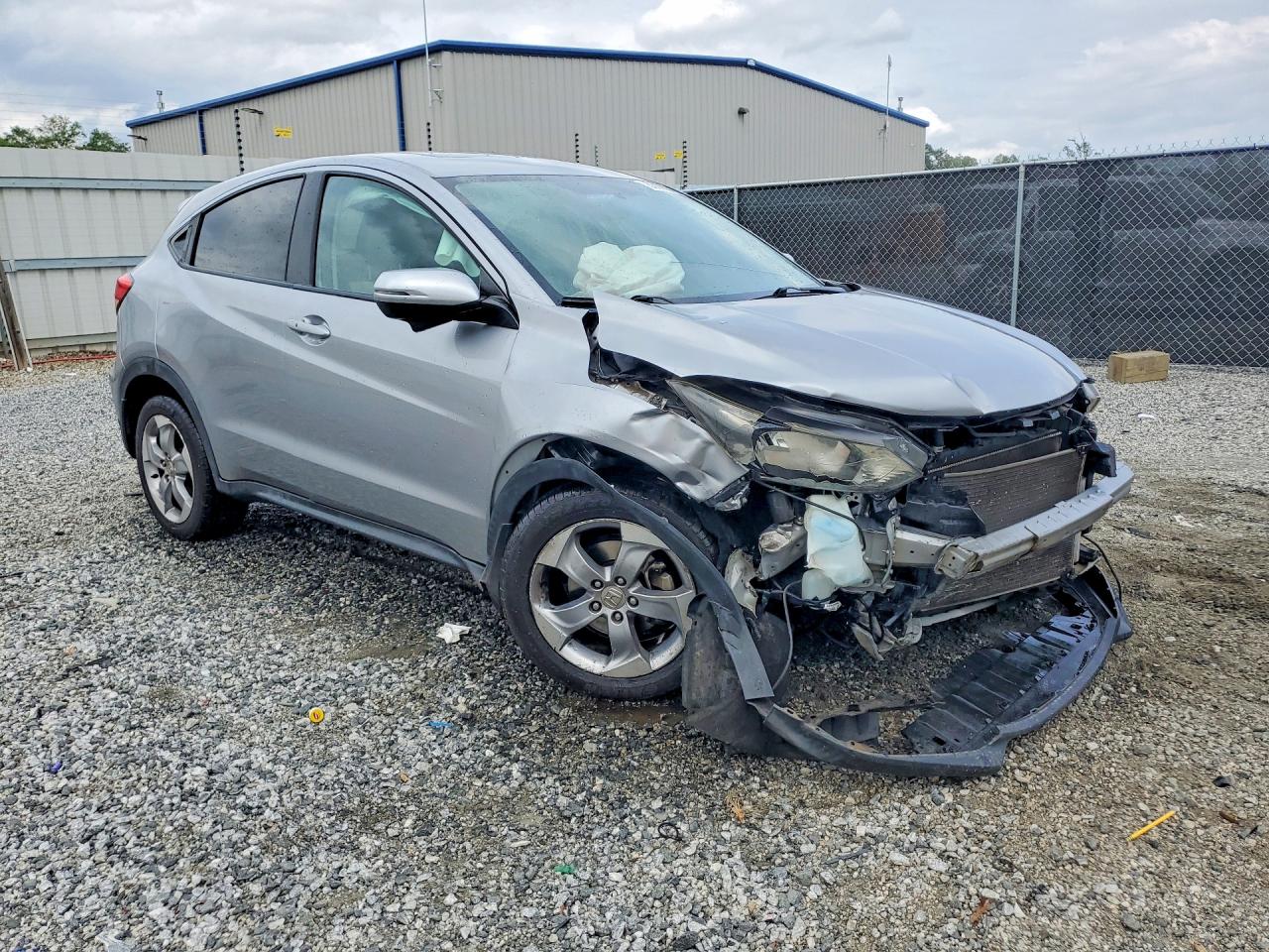 2017 Honda Hr-v Ex Silver vin: 3CZRU5H53HM706245