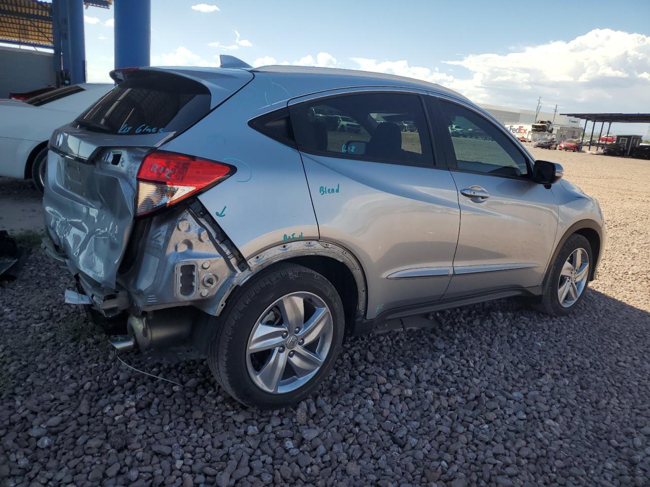 2019 Honda Hr-v Ex Silver vin: 3CZRU5H53KM711193