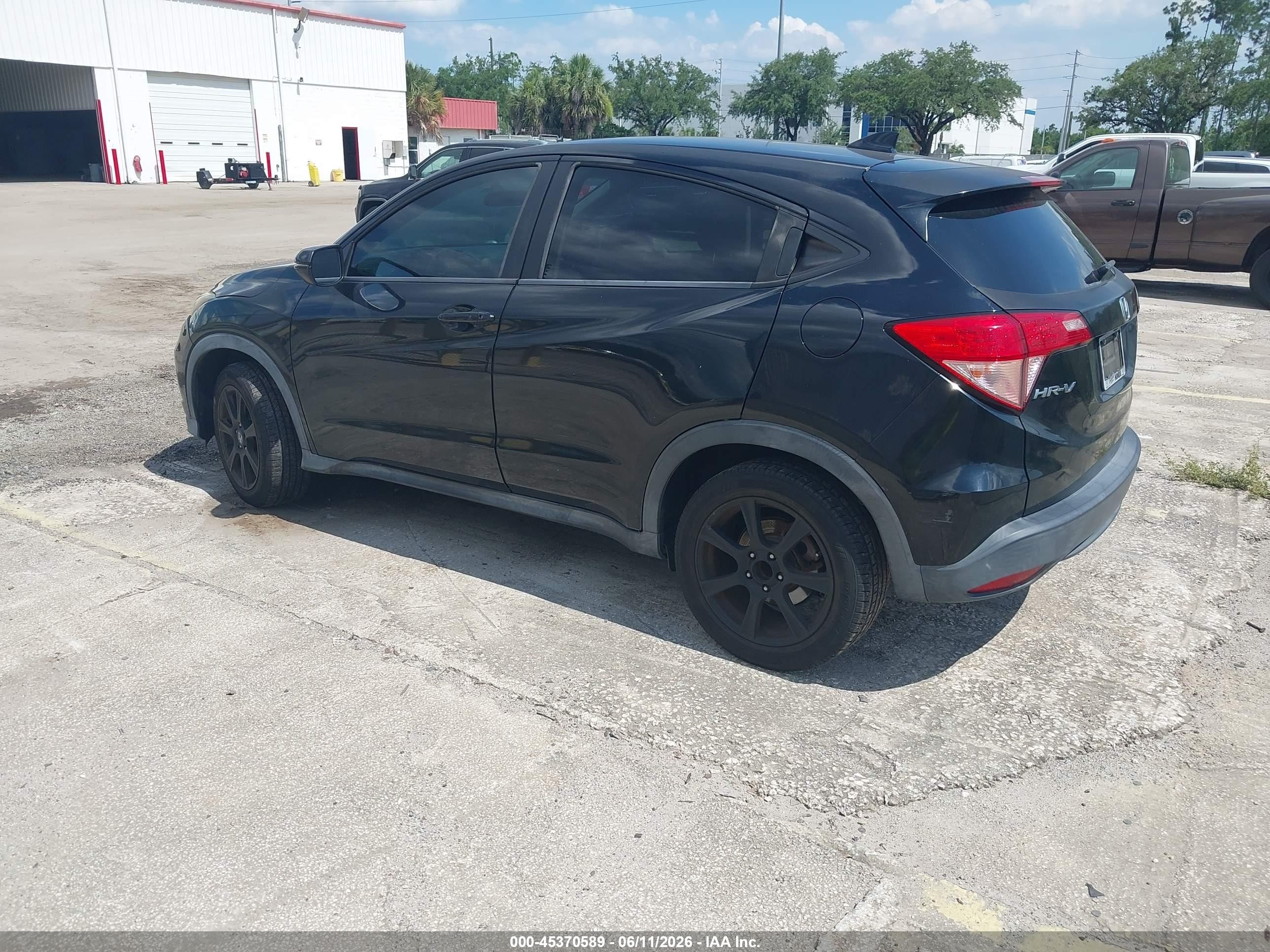 2016 Honda Hr-v Ex Black vin: 3CZRU5H54GM727460