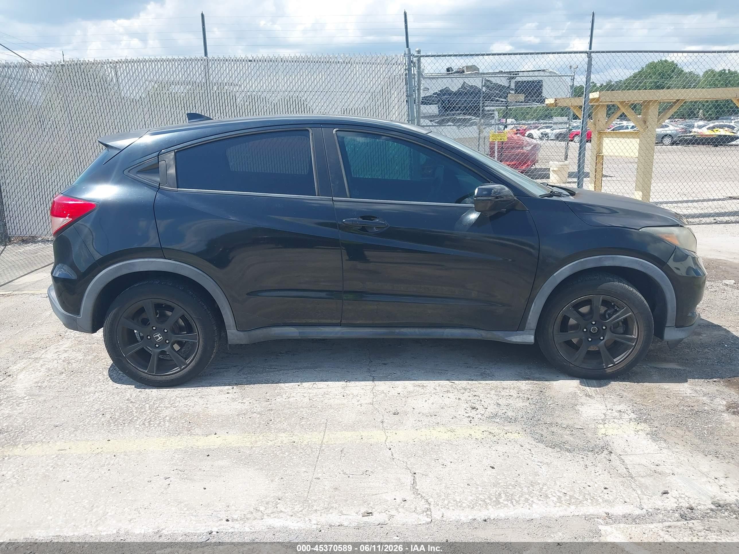 2016 Honda Hr-v Ex Black vin: 3CZRU5H54GM727460