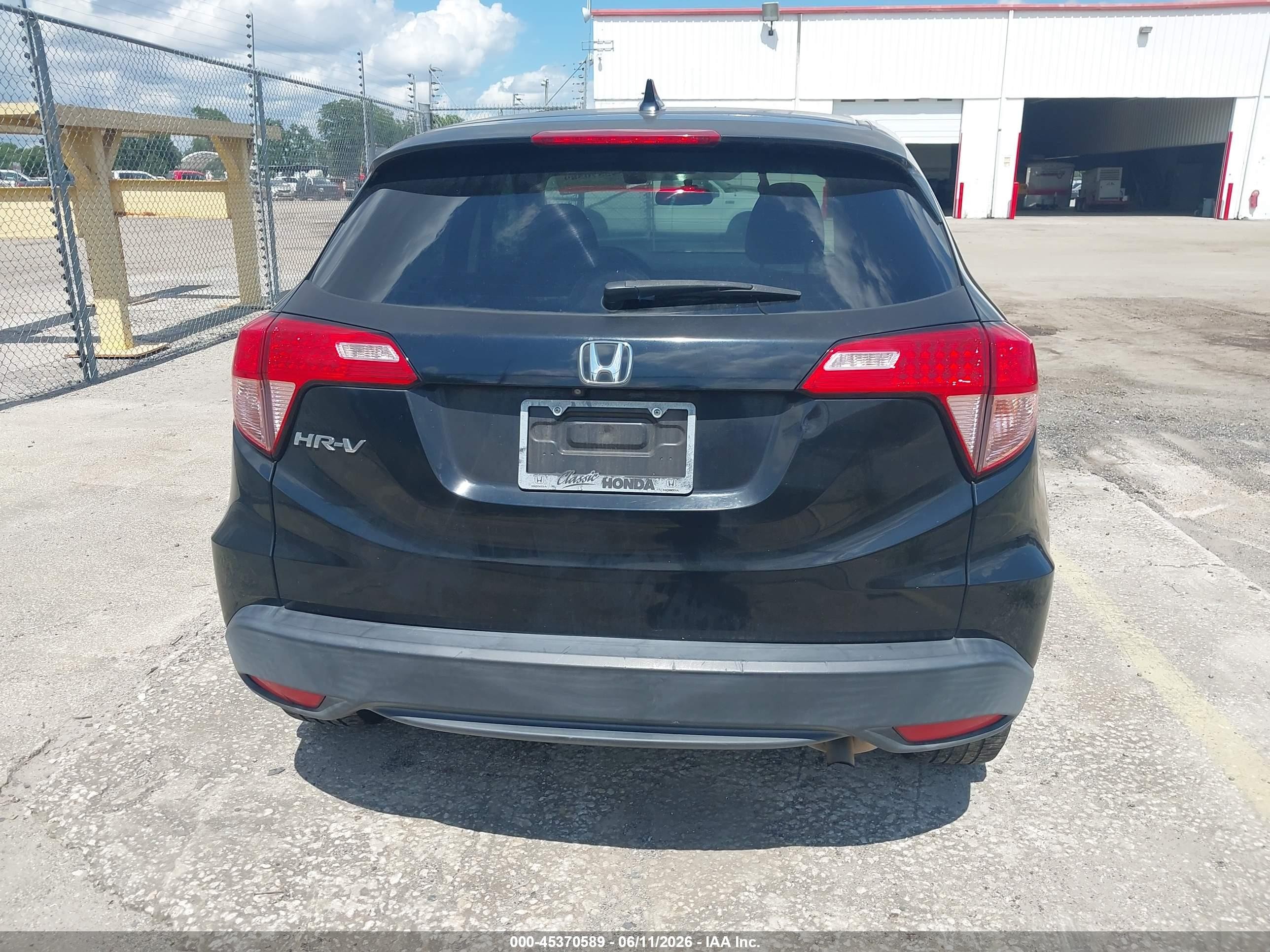 2016 Honda Hr-v Ex Black vin: 3CZRU5H54GM727460