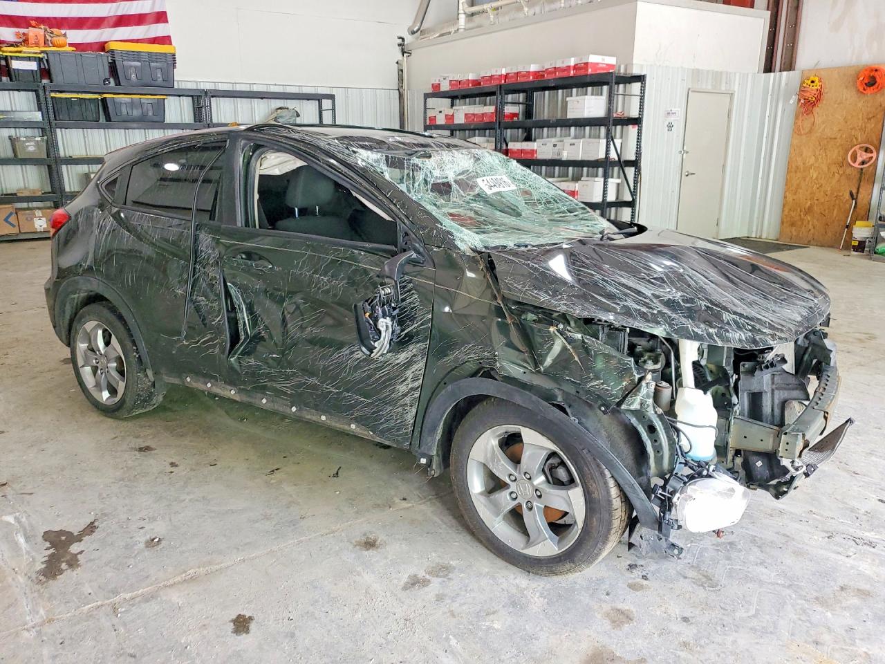 2017 Honda Hr-v Ex Green vin: 3CZRU5H54HM724155