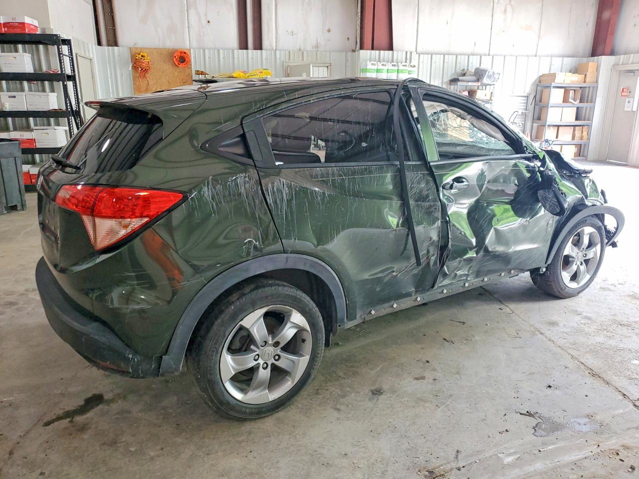 2017 Honda Hr-v Ex Green vin: 3CZRU5H54HM724155