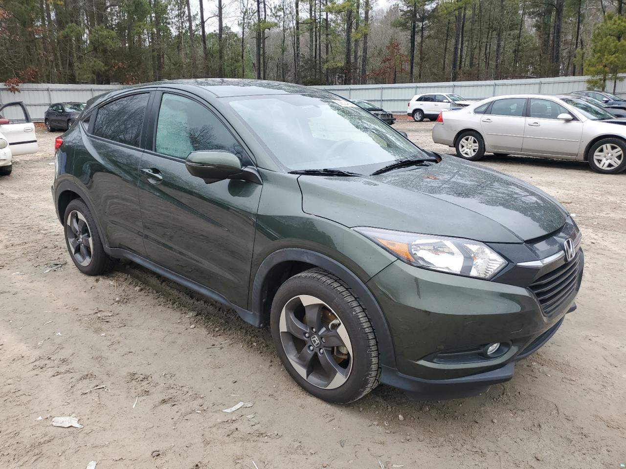 2018 Honda Hr-v Ex Green vin: 3CZRU5H54JG701110