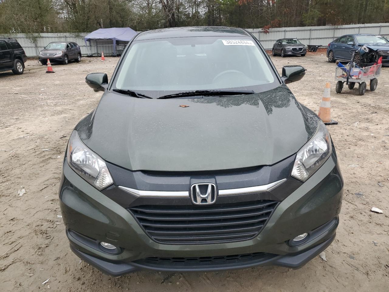 2018 Honda Hr-v Ex Green vin: 3CZRU5H54JG701110