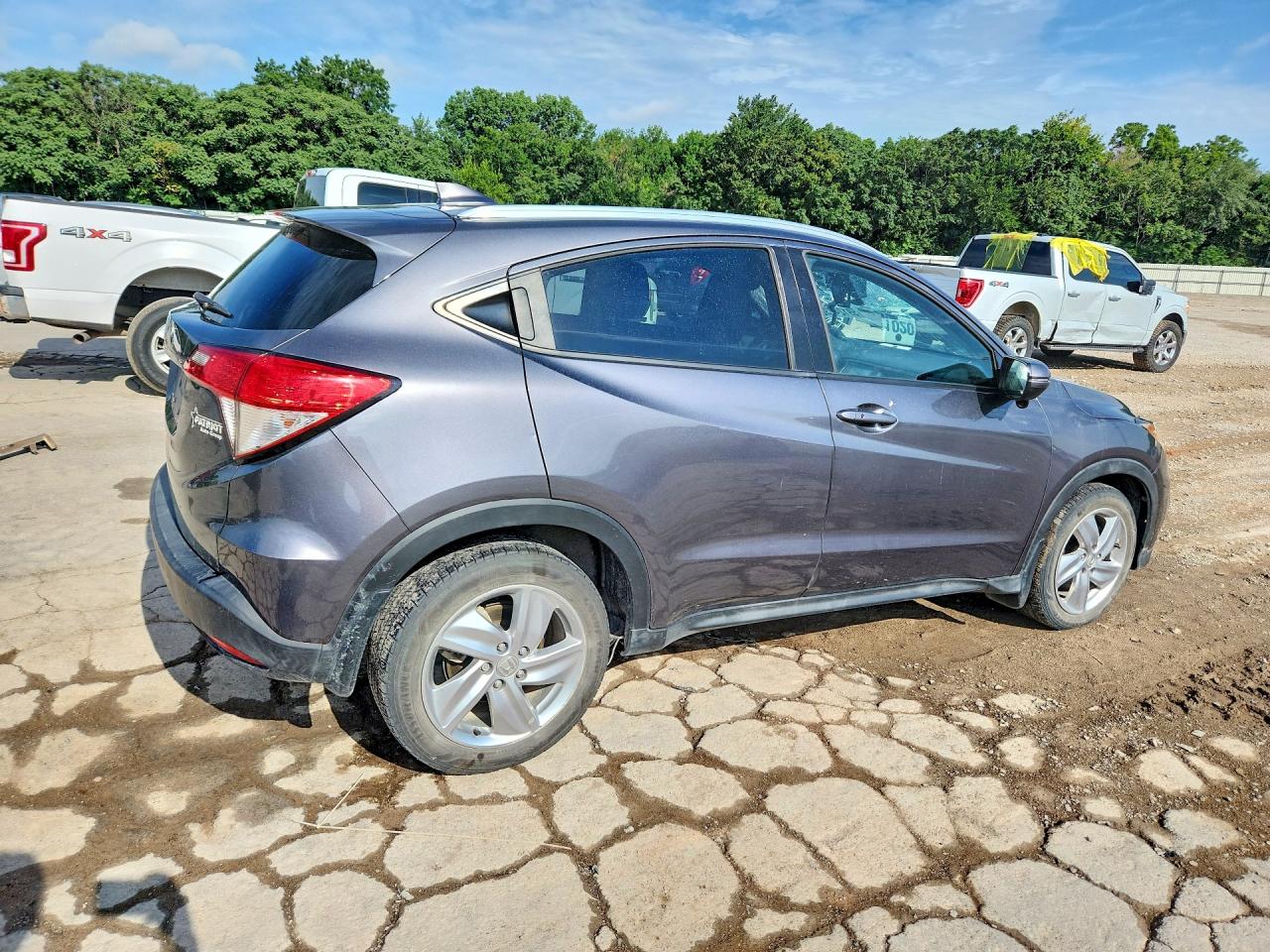2019 Honda Hr-v Ex Silver vin: 3CZRU5H54KM708688