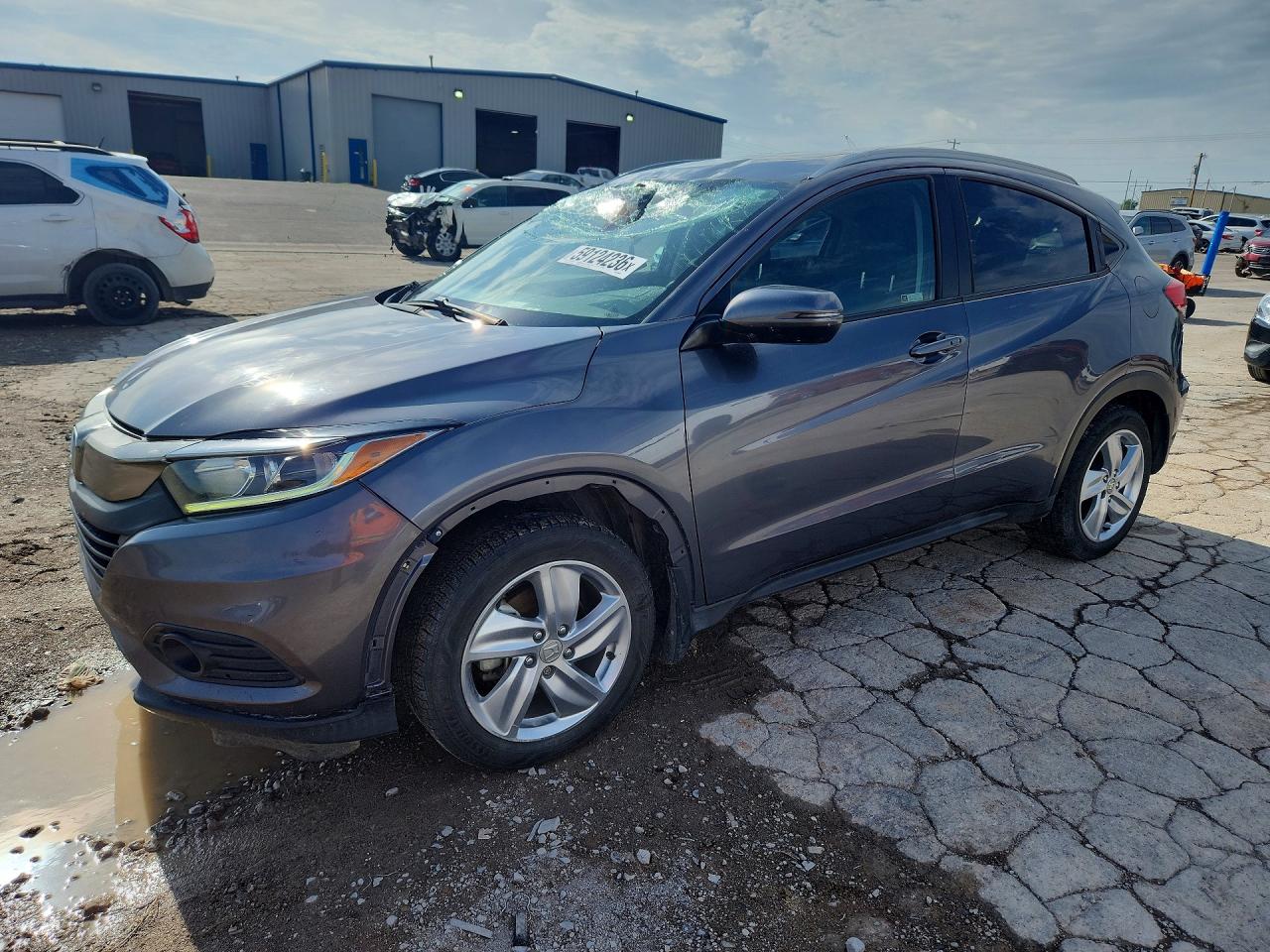 2019 Honda Hr-v Ex Silver vin: 3CZRU5H54KM708688