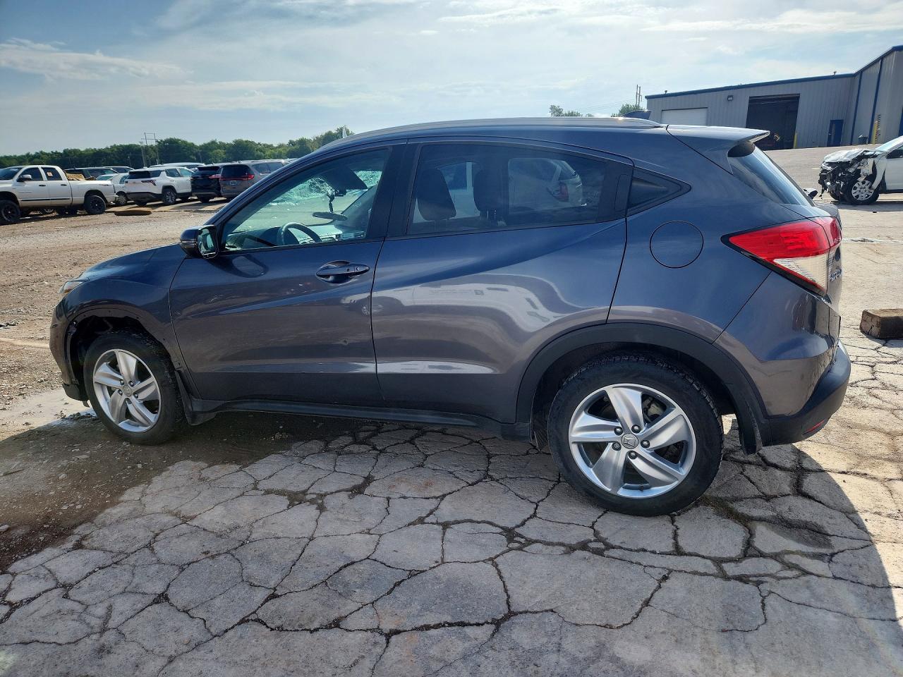 2019 Honda Hr-v Ex Silver vin: 3CZRU5H54KM708688