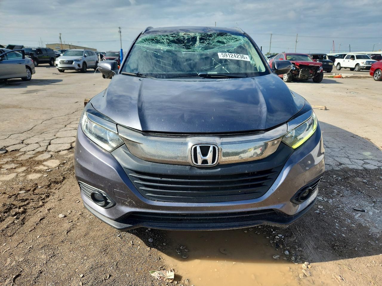 2019 Honda Hr-v Ex Silver vin: 3CZRU5H54KM708688