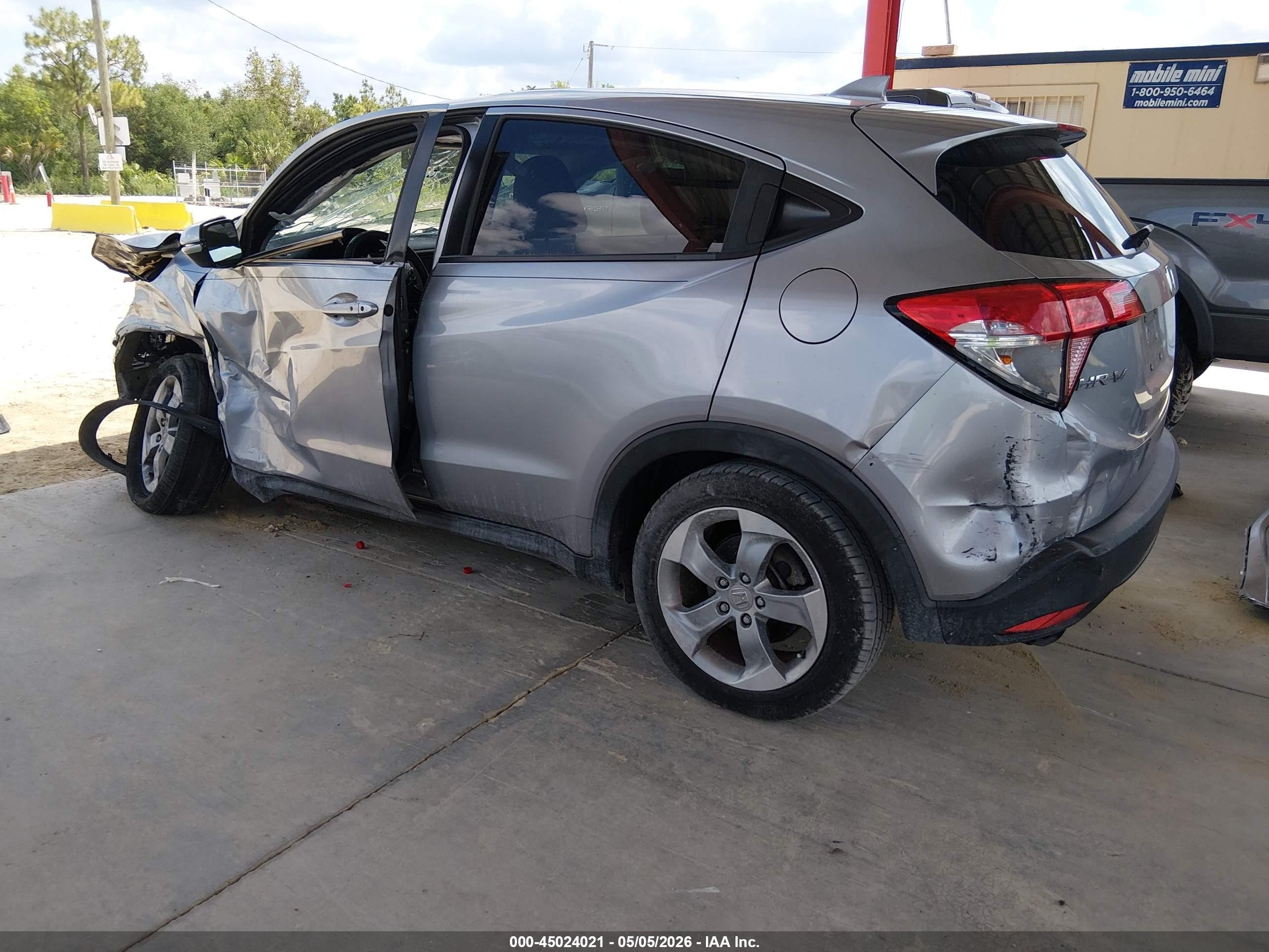 2017 Honda Hr-v Ex Silver vin: 3CZRU5H55HM708093