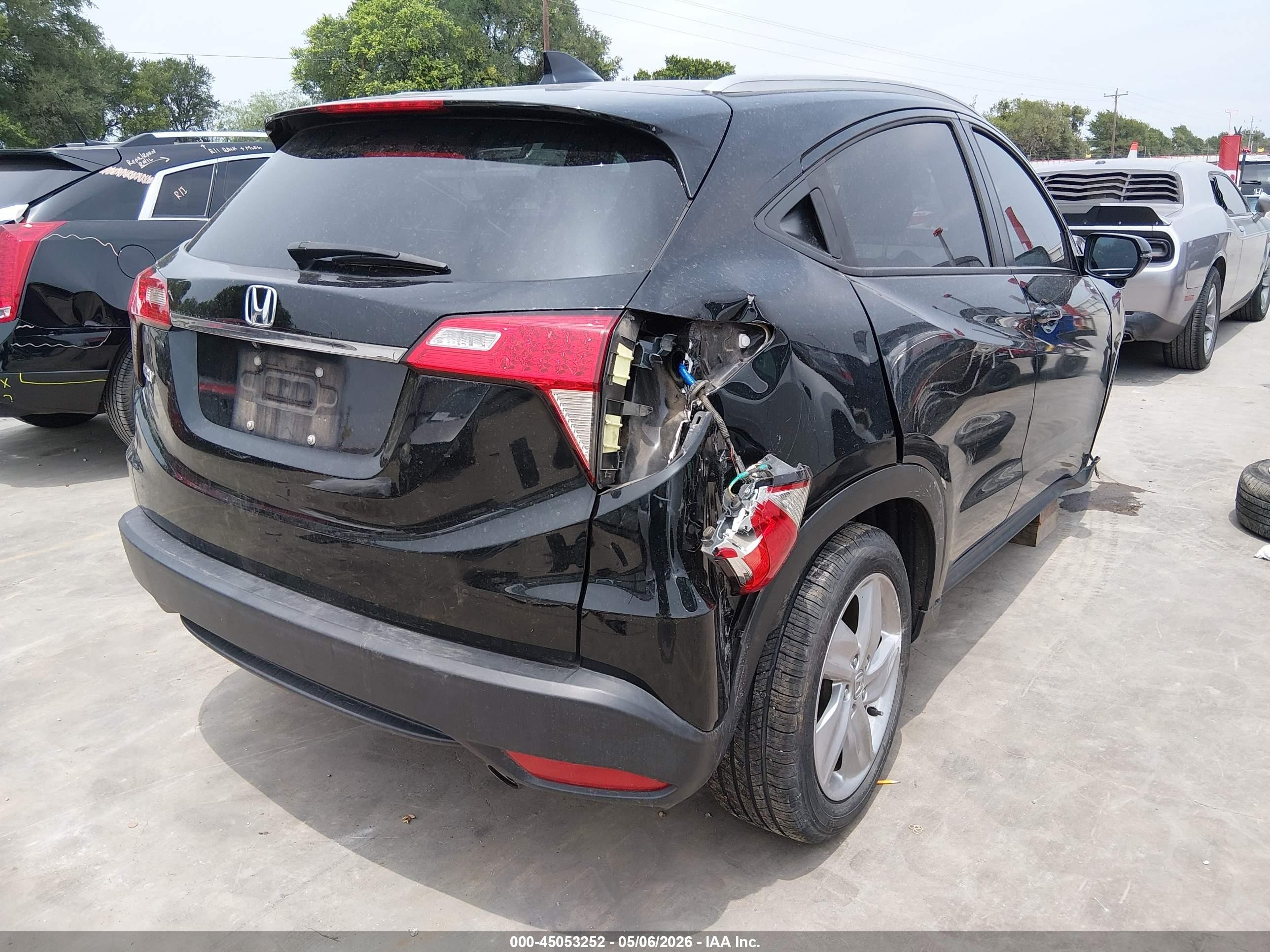 2020 Honda Hr-v 2wd Ex Black vin: 3CZRU5H55LM712363