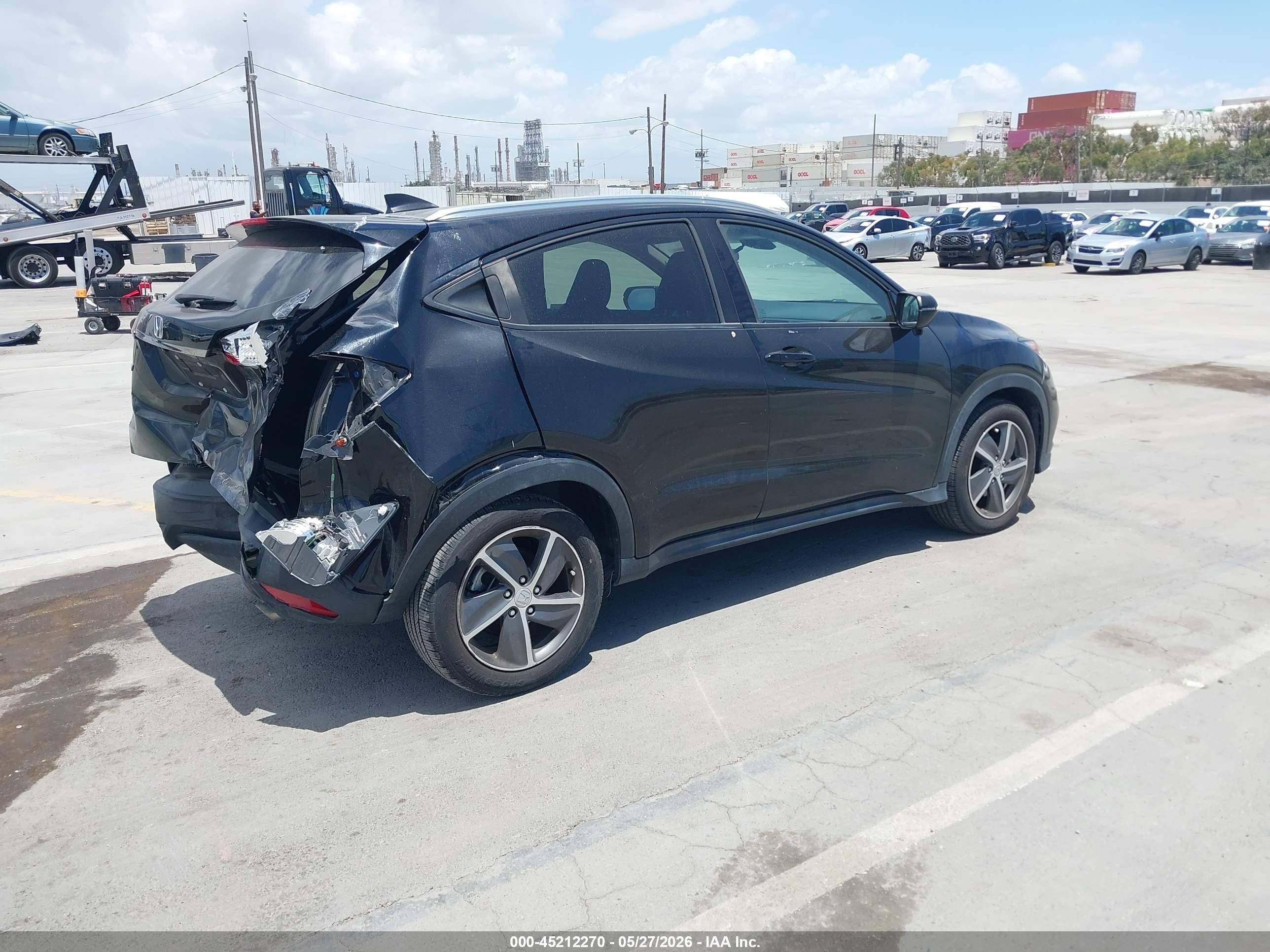 2022 Honda Hr-v 2wd Ex Черный vin: 3CZRU5H55NM722703