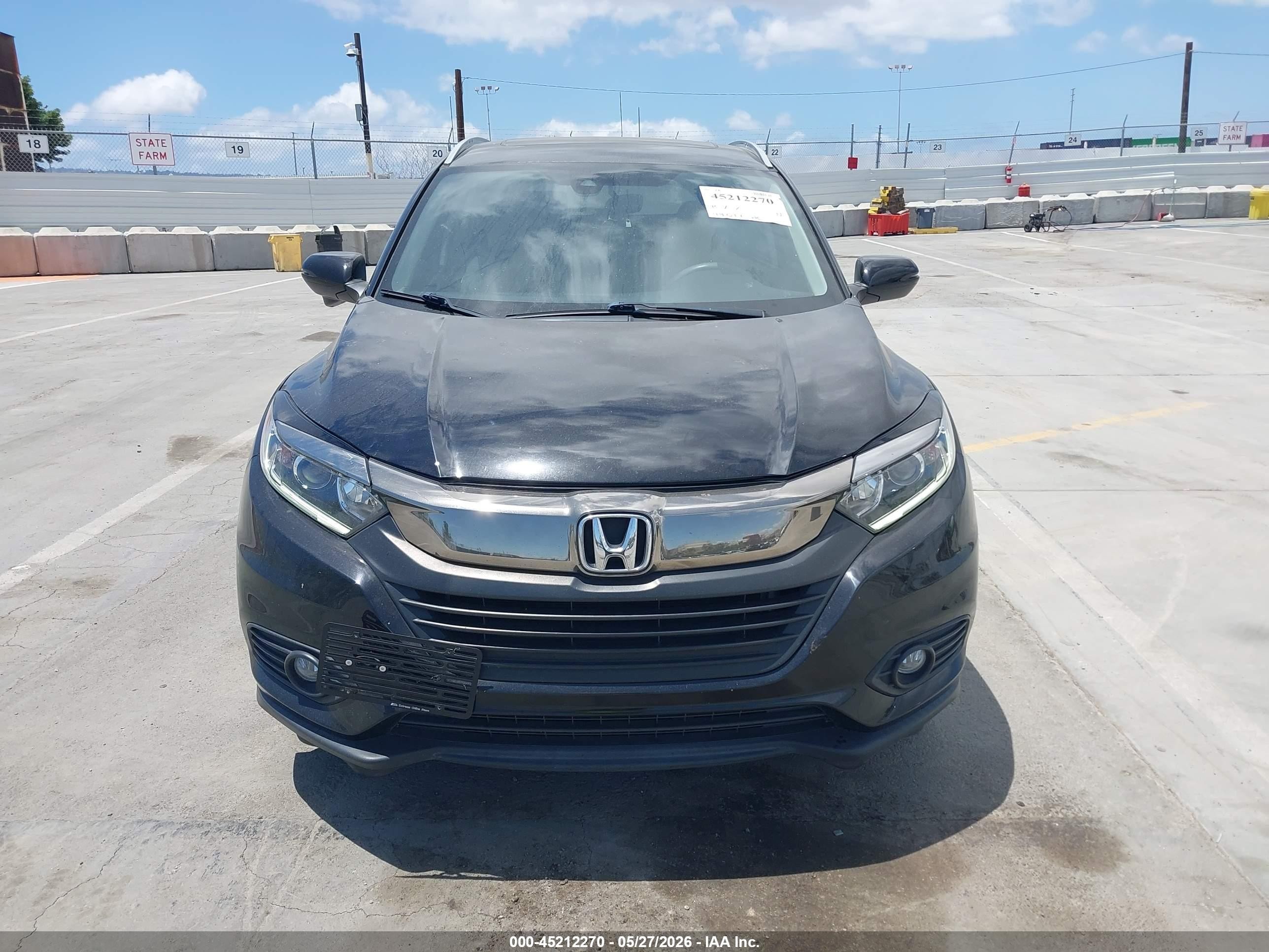 2022 Honda Hr-v 2wd Ex Черный vin: 3CZRU5H55NM722703
