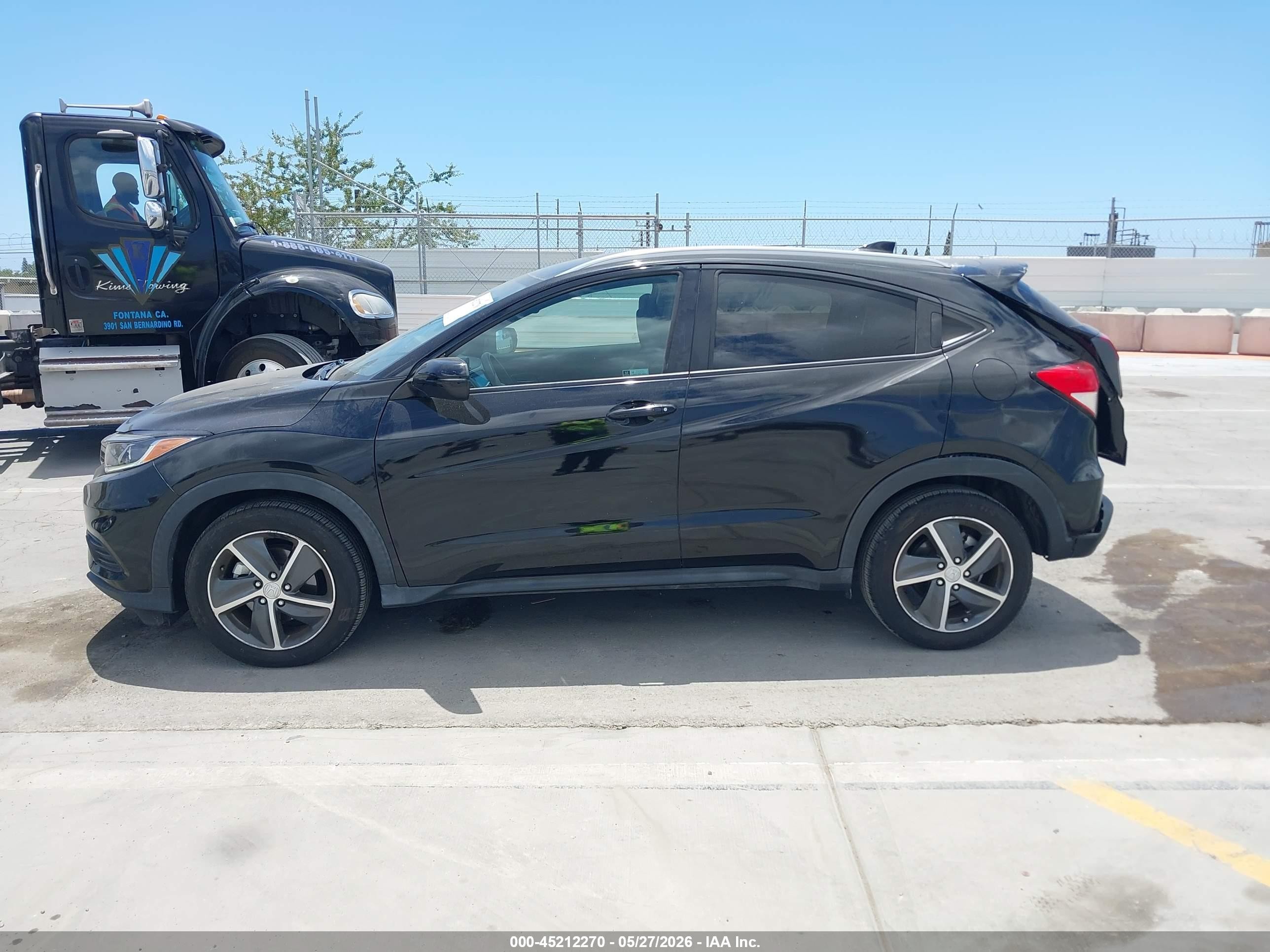 2022 Honda Hr-v 2wd Ex Черный vin: 3CZRU5H55NM722703