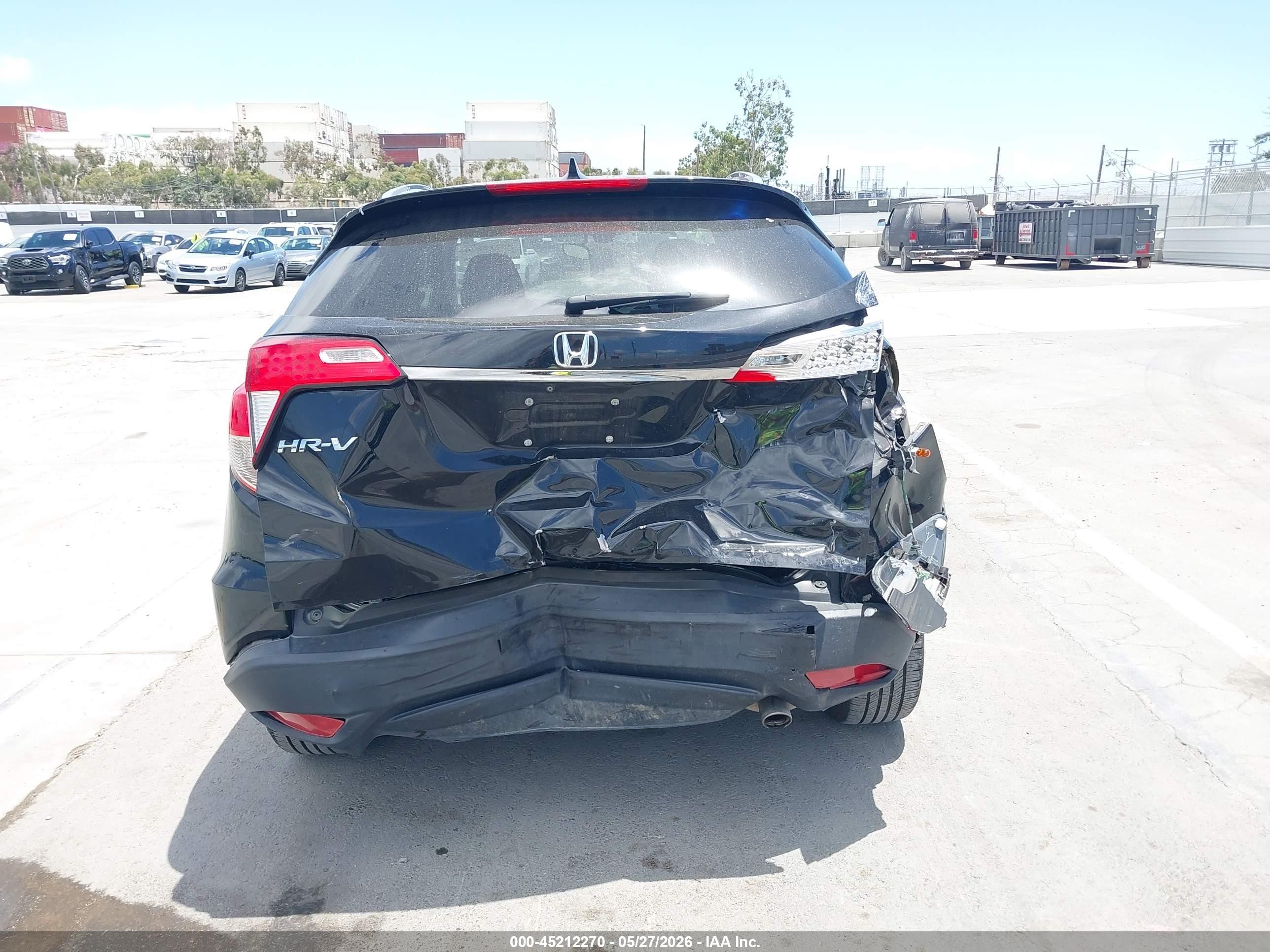2022 Honda Hr-v 2wd Ex Черный vin: 3CZRU5H55NM722703