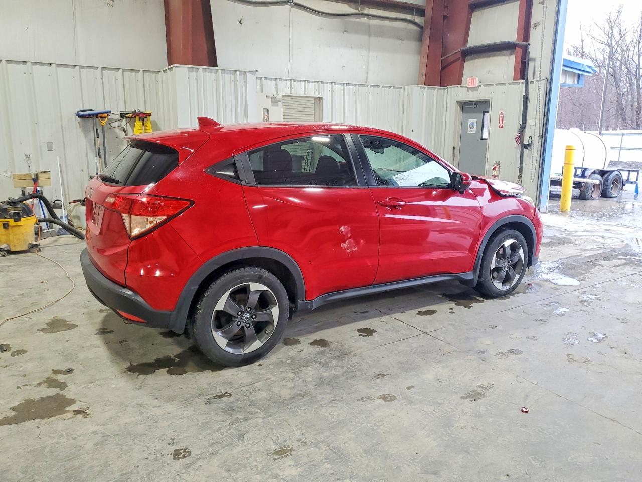 2018 Honda Hr-v Ex Красный vin: 3CZRU5H56JM720498