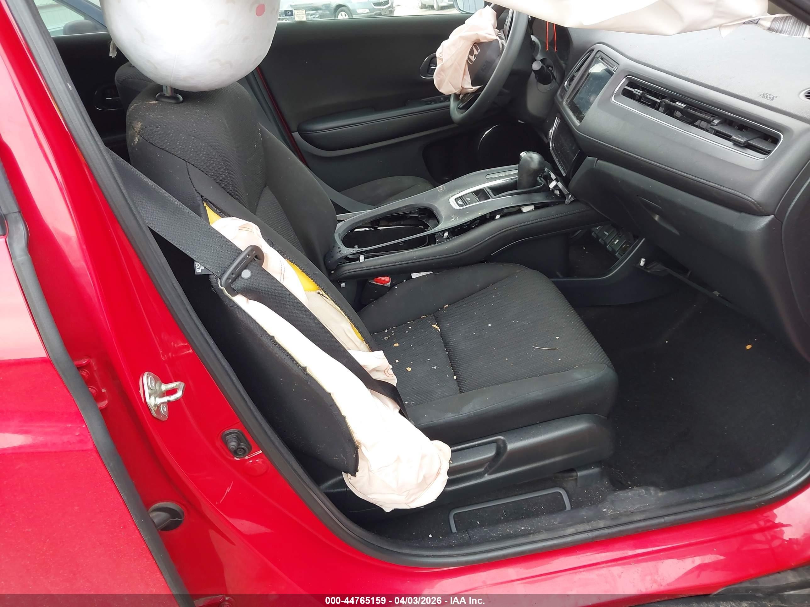 2017 Honda Hr-v Ex Red vin: 3CZRU5H57HG702374