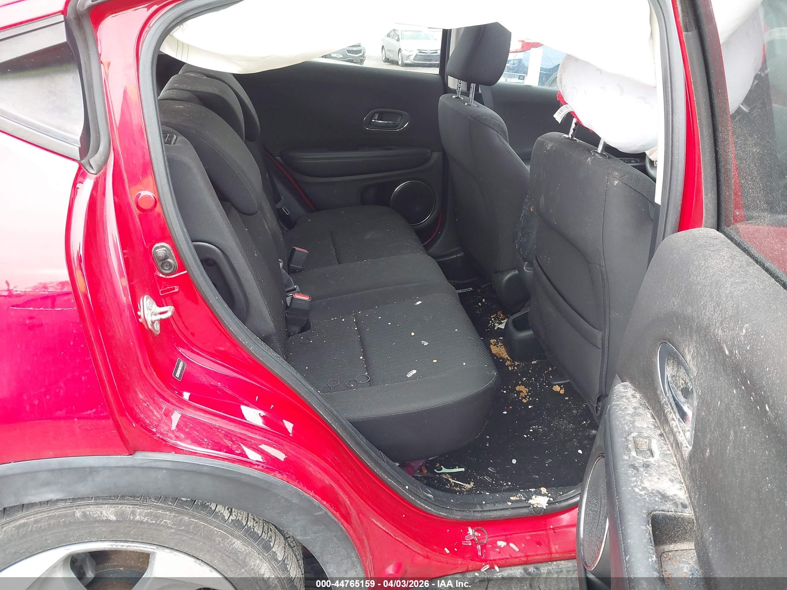 2017 Honda Hr-v Ex Red vin: 3CZRU5H57HG702374