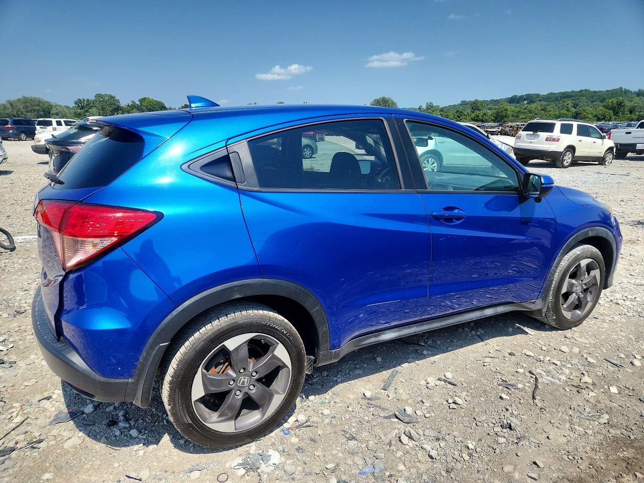 2018 Honda Hr-v Ex Blue vin: 3CZRU5H58JM722981