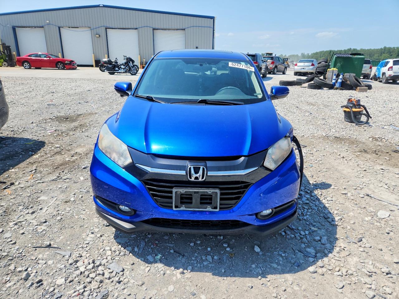 2018 Honda Hr-v Ex Blue vin: 3CZRU5H58JM722981