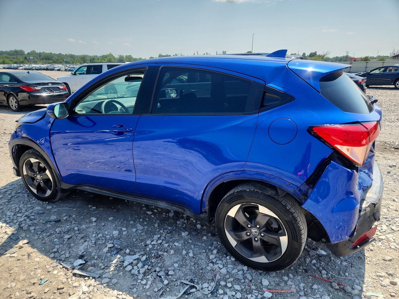 2018 Honda Hr-v Ex Blue vin: 3CZRU5H58JM722981