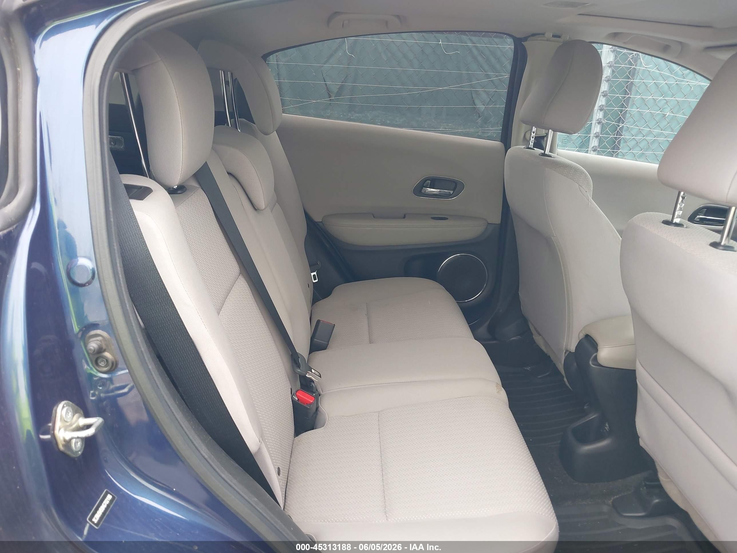2017 Honda Hr-v Ex Blue vin: 3CZRU5H59HG702196