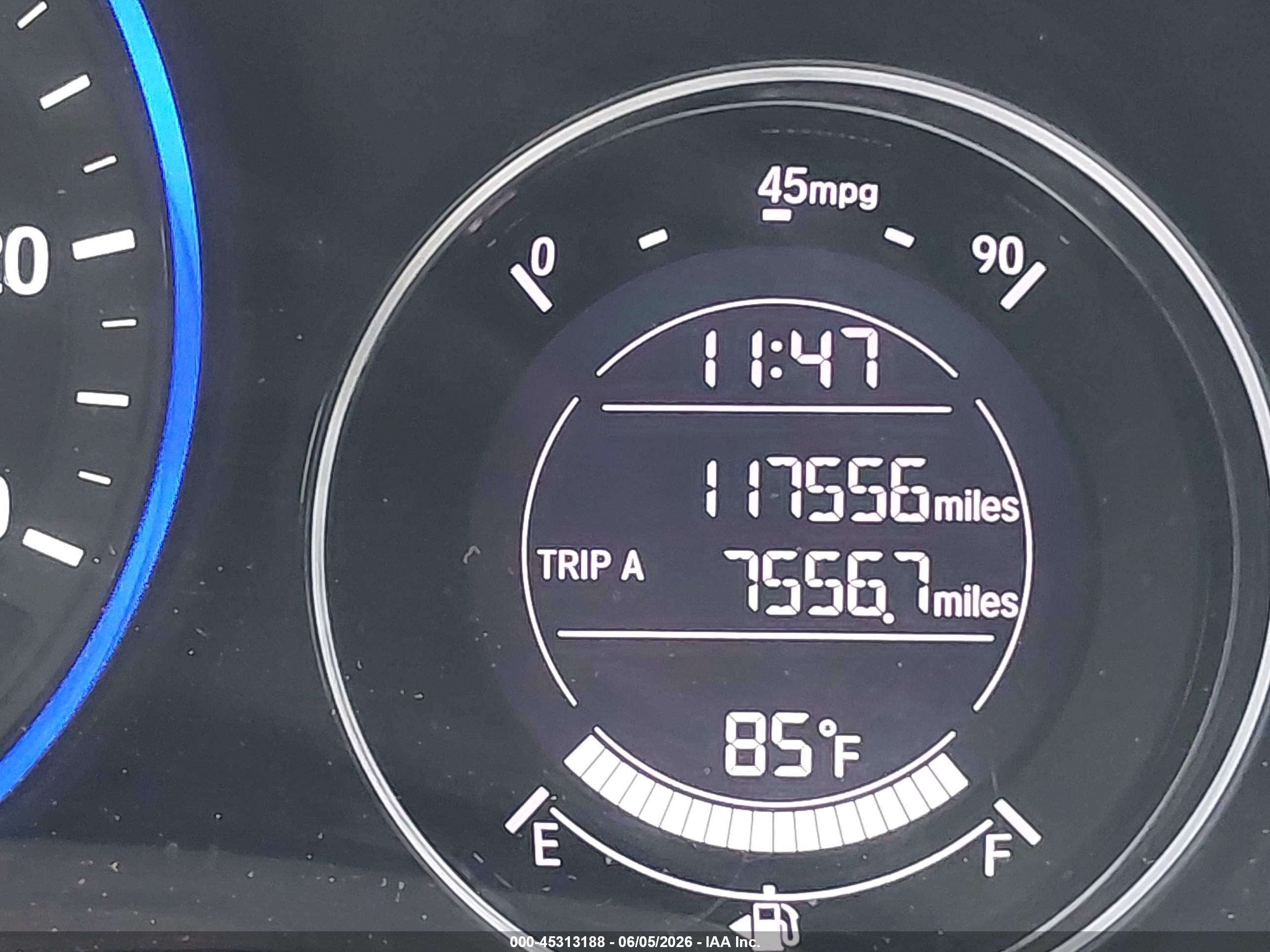 2017 Honda Hr-v Ex Blue vin: 3CZRU5H59HG702196