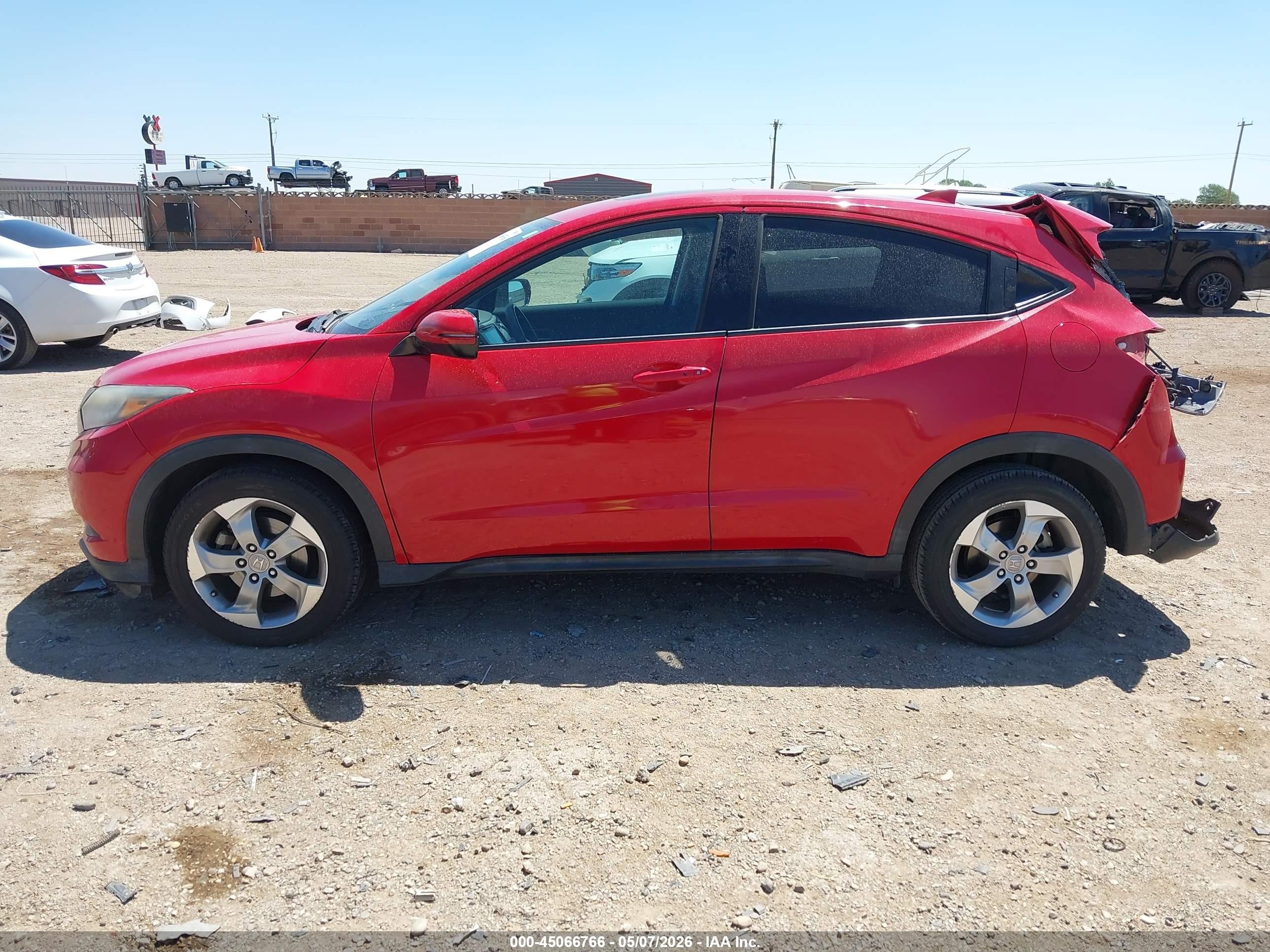 2017 Honda Hr-v Ex Красный vin: 3CZRU5H59HM712616