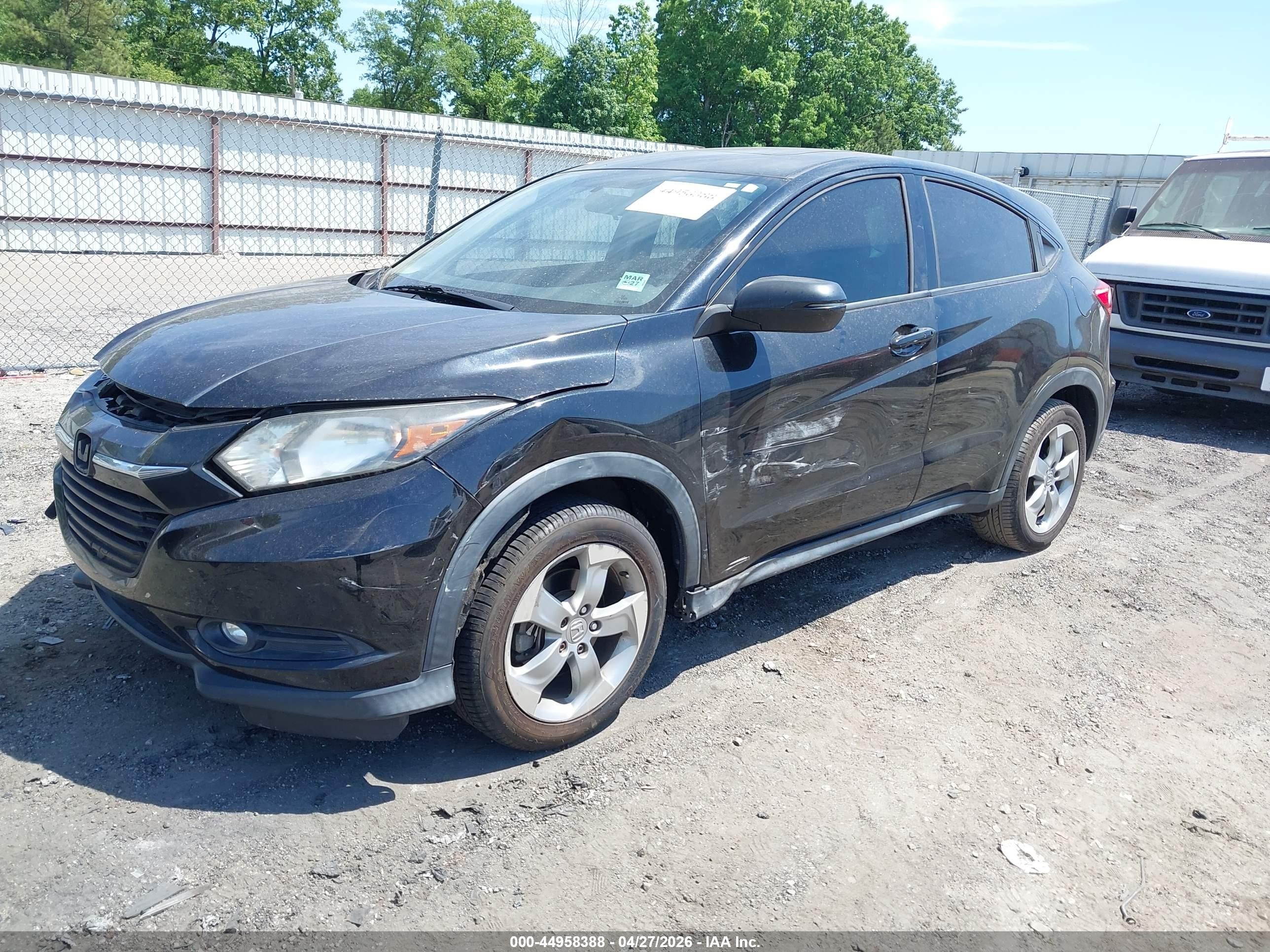 2017 Honda Hr-v Ex Black vin: 3CZRU5H5XHM714276