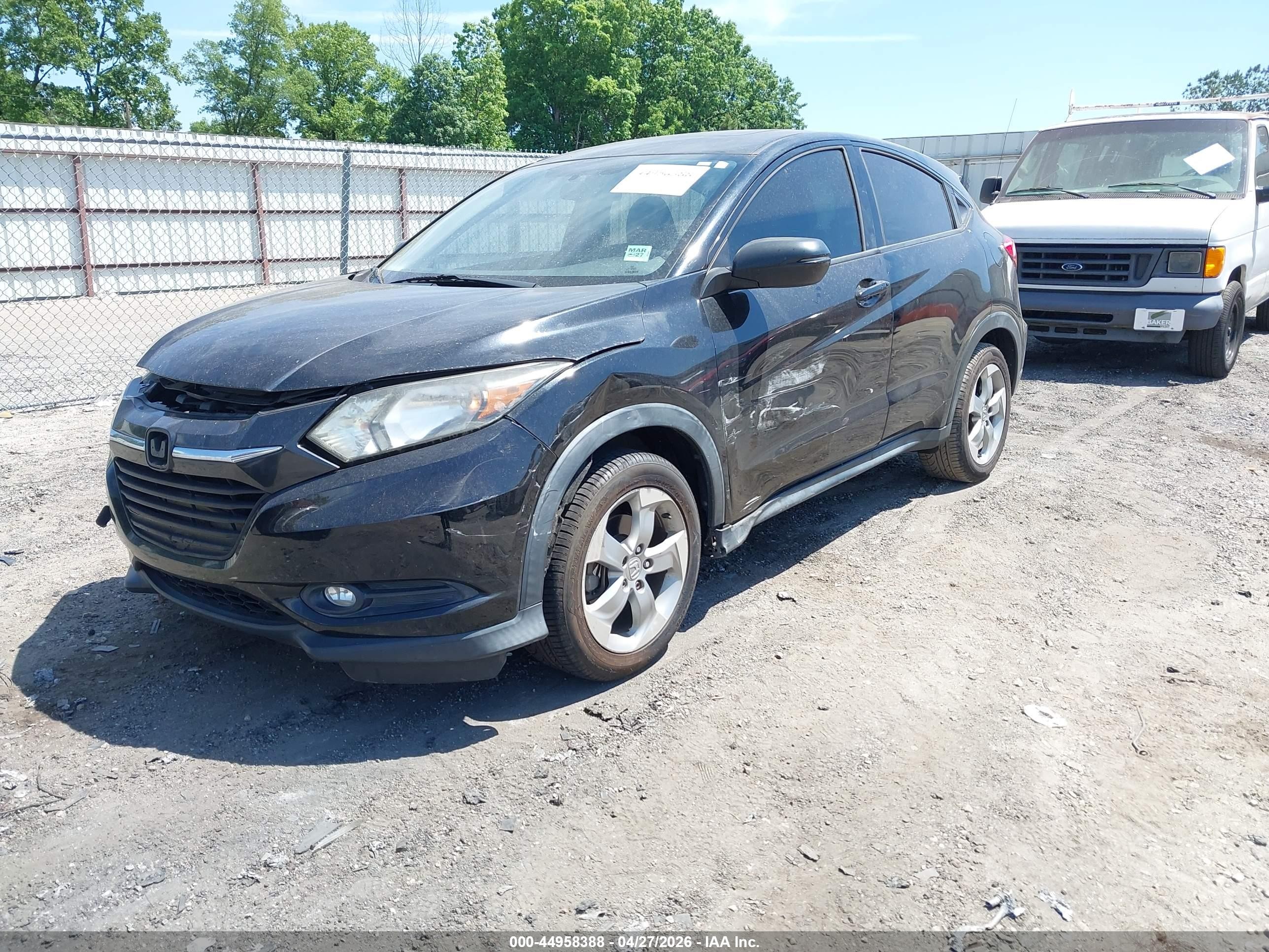 2017 Honda Hr-v Ex Black vin: 3CZRU5H5XHM714276