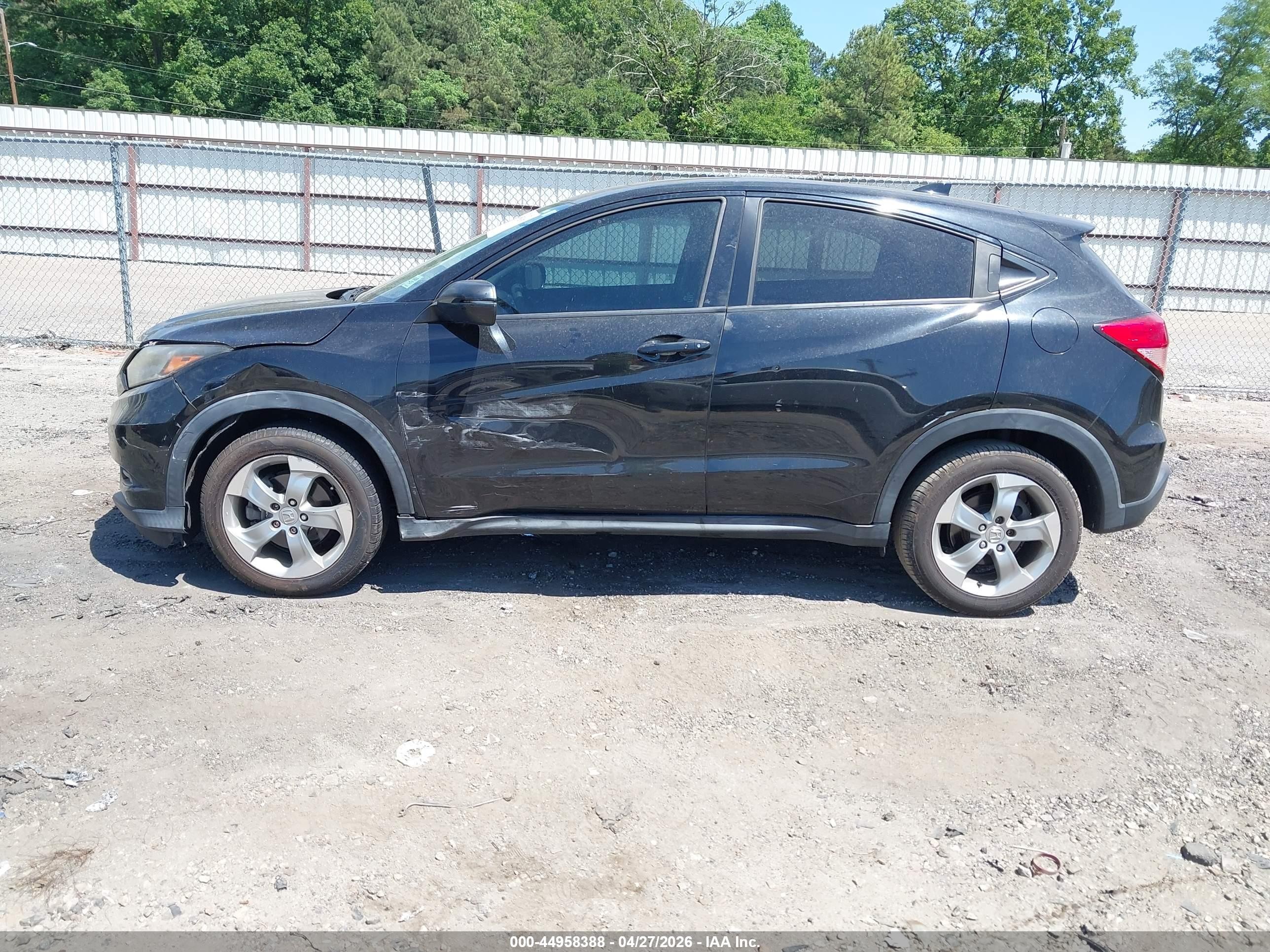2017 Honda Hr-v Ex Black vin: 3CZRU5H5XHM714276