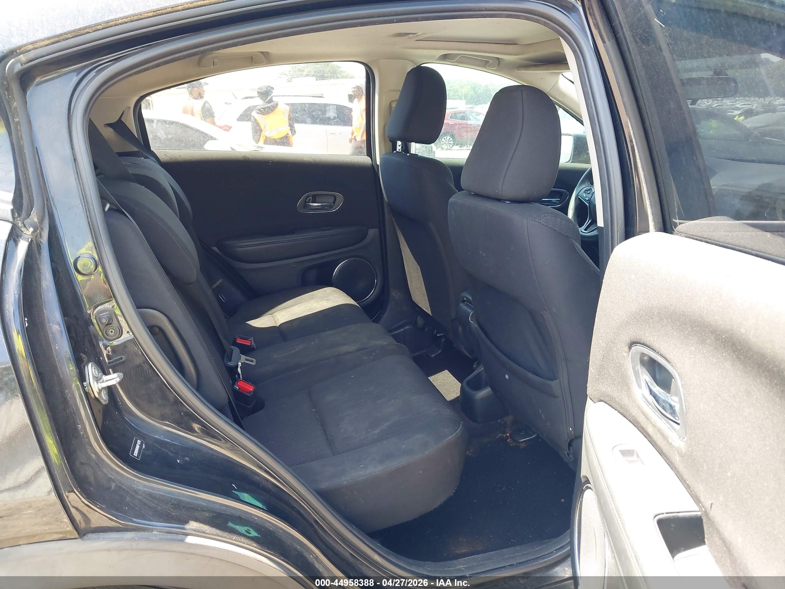 2017 Honda Hr-v Ex Black vin: 3CZRU5H5XHM714276