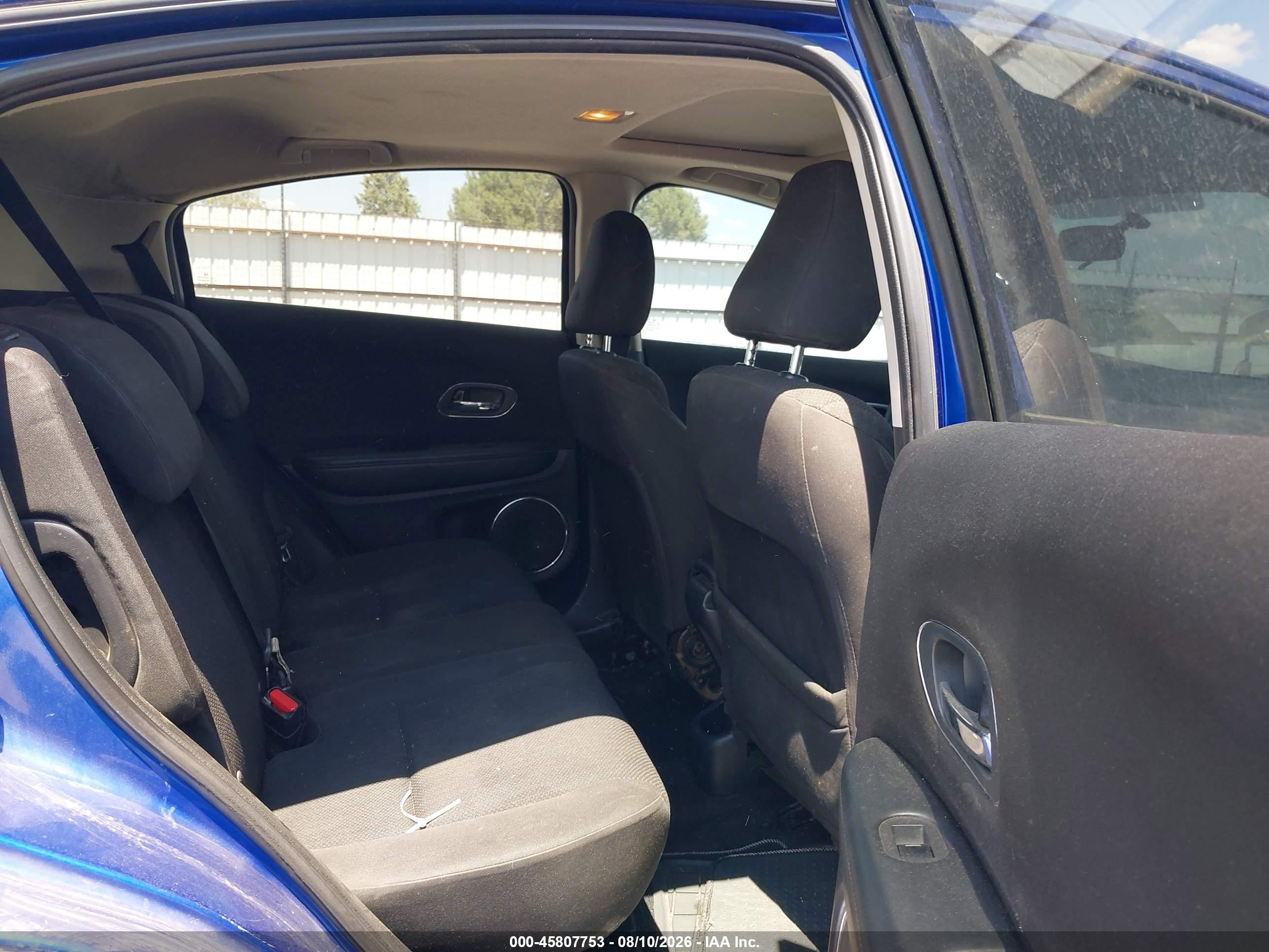 2018 Honda Hr-v Ex Blue vin: 3CZRU5H5XJM718091