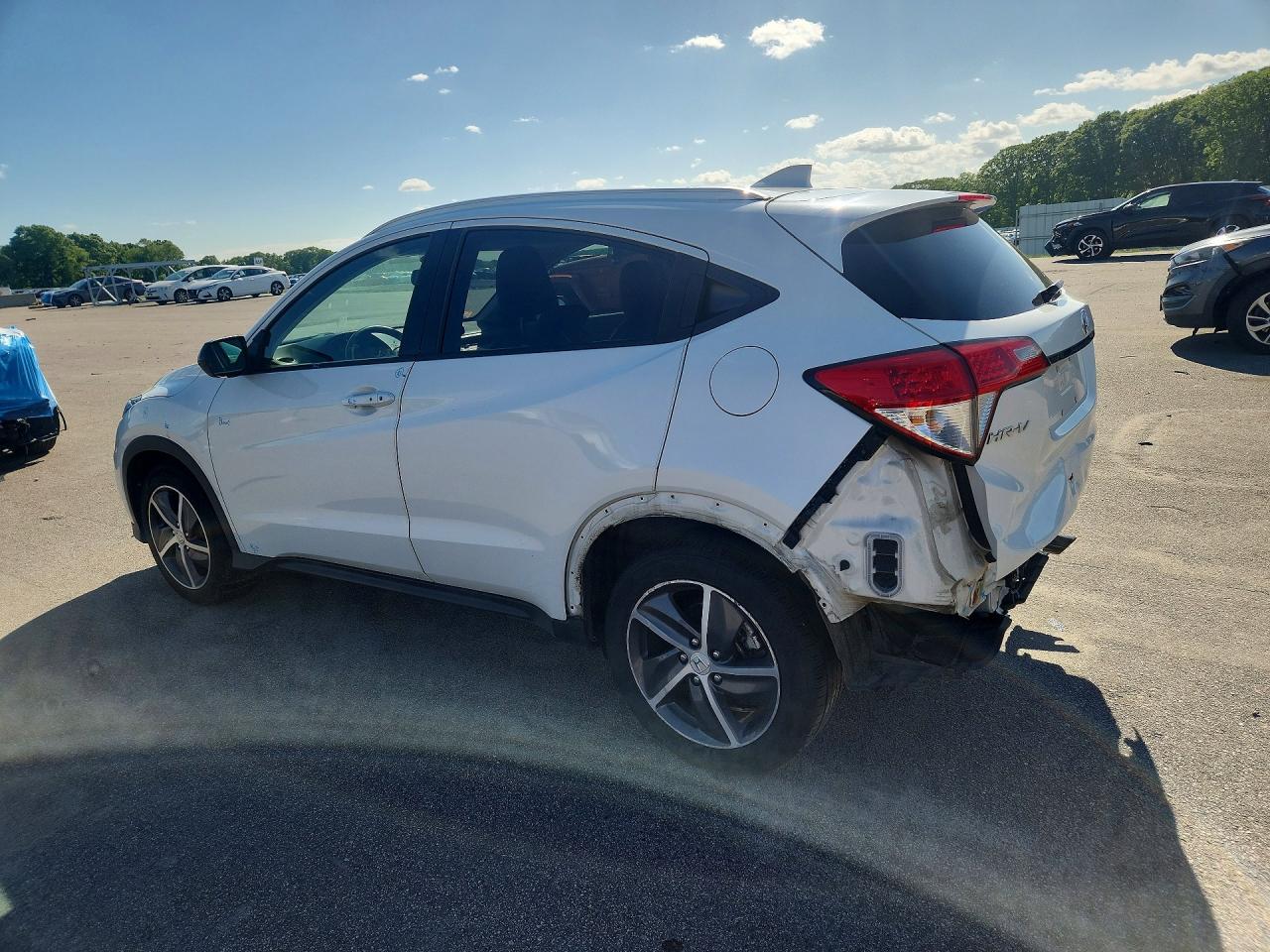 2021 Honda Hr-v Exl White vin: 3CZRU5H73MM722179