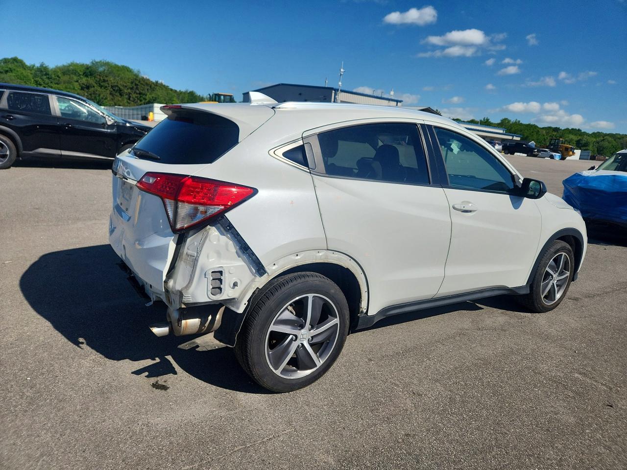 2021 Honda Hr-v Exl White vin: 3CZRU5H73MM722179