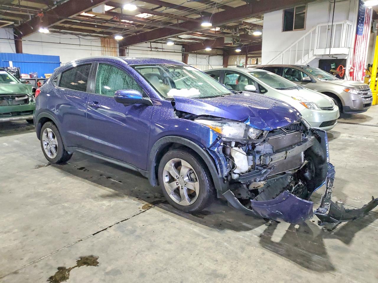 2016 Honda Hr-v Exl Blue vin: 3CZRU5H75GM711768