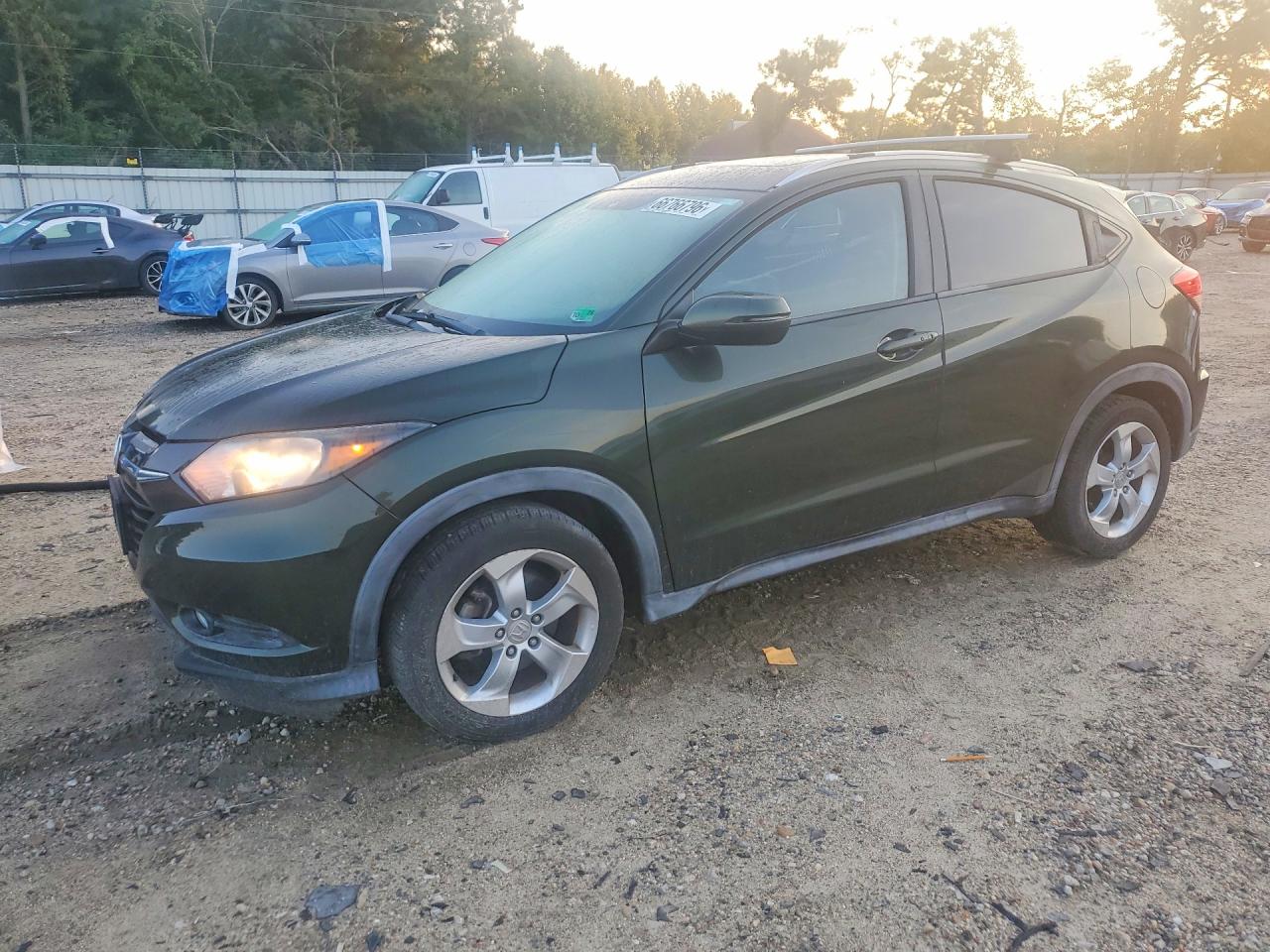 2016 Honda Hr-v Exl Зеленый vin: 3CZRU5H76GM707261
