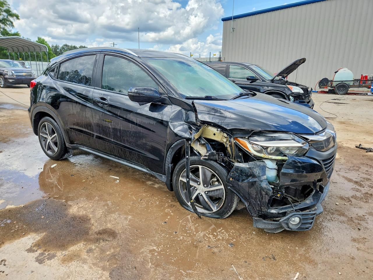 2021 Honda Hr-v Exl Black vin: 3CZRU5H76MM703321
