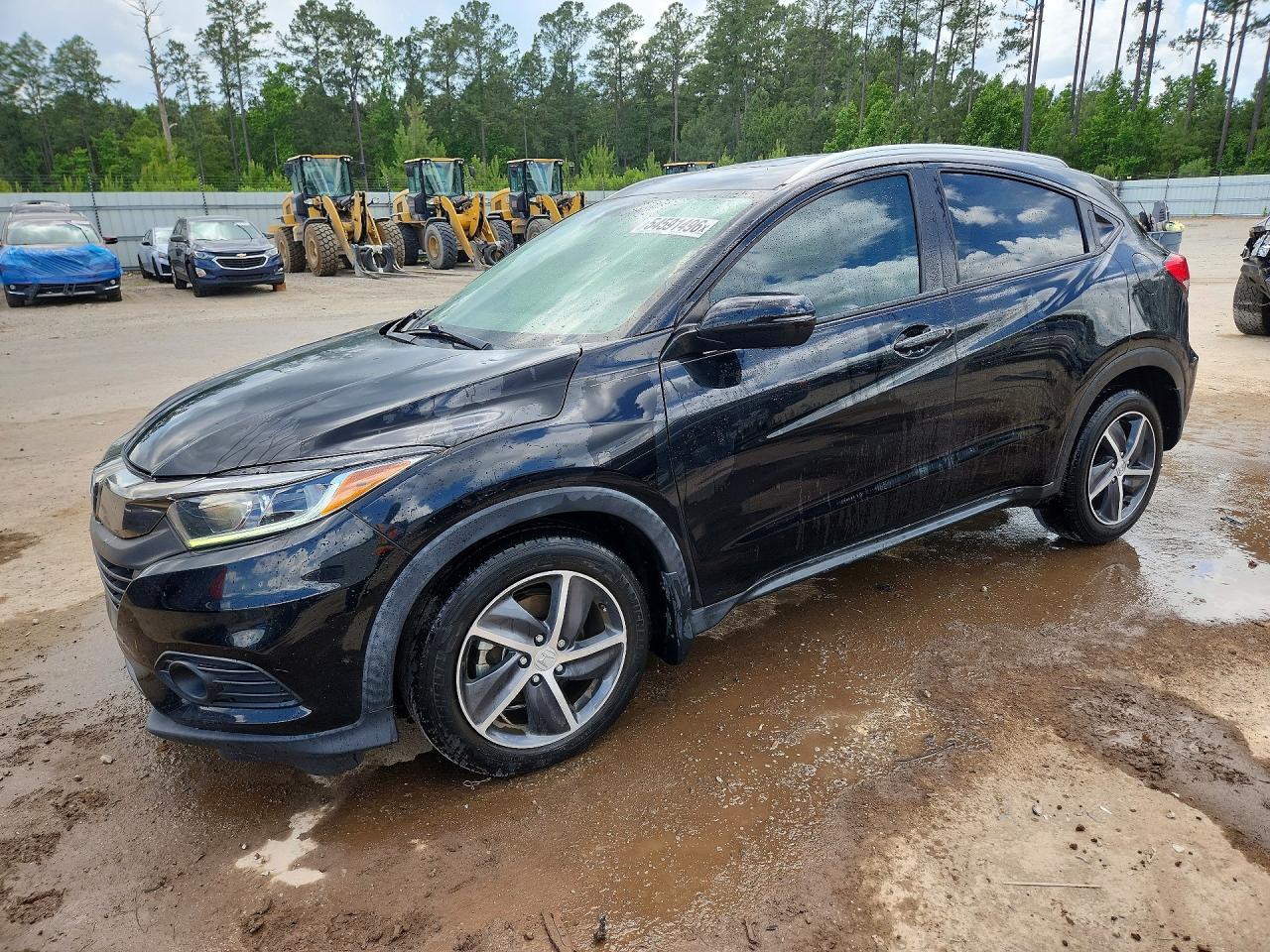 2021 Honda Hr-v Exl Черный vin: 3CZRU5H76MM703321